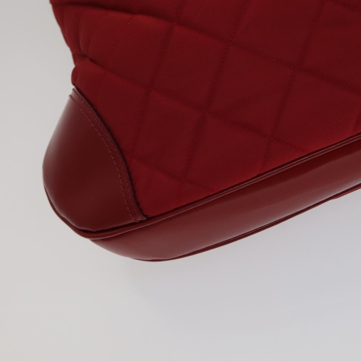 Burberry Shoulder Bag Nylon Red - 11