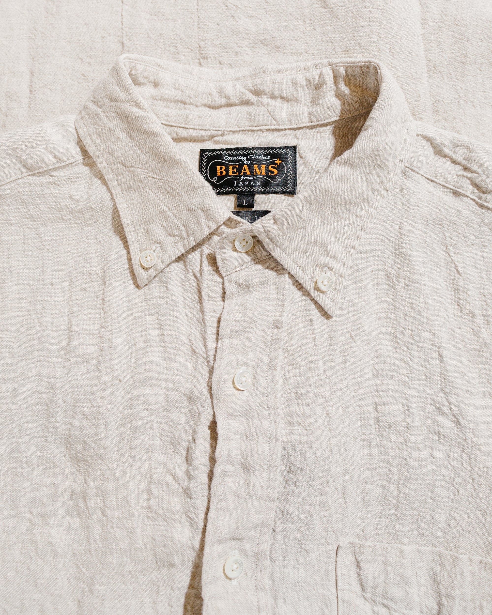 B.D. 1/40 Linen Chambray Natural - 5