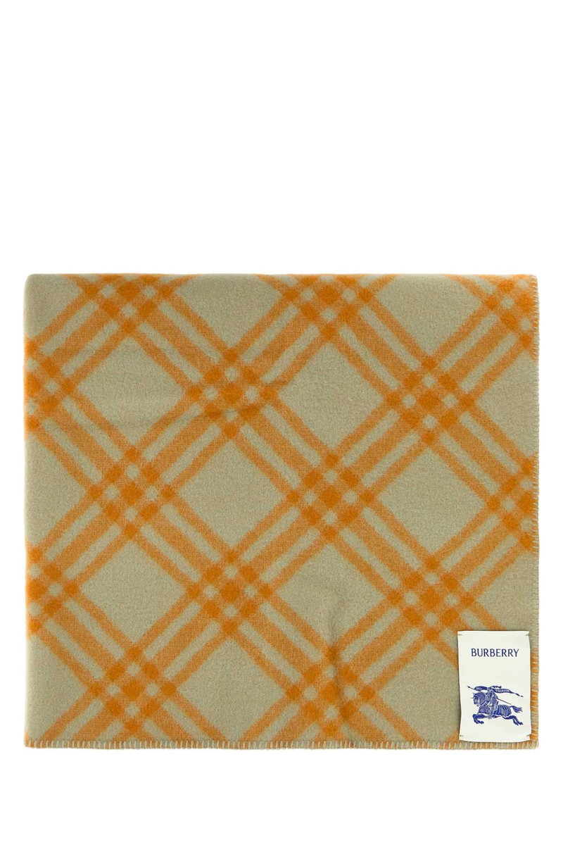 Burberry Women Embroidered Wool Blanket - 1