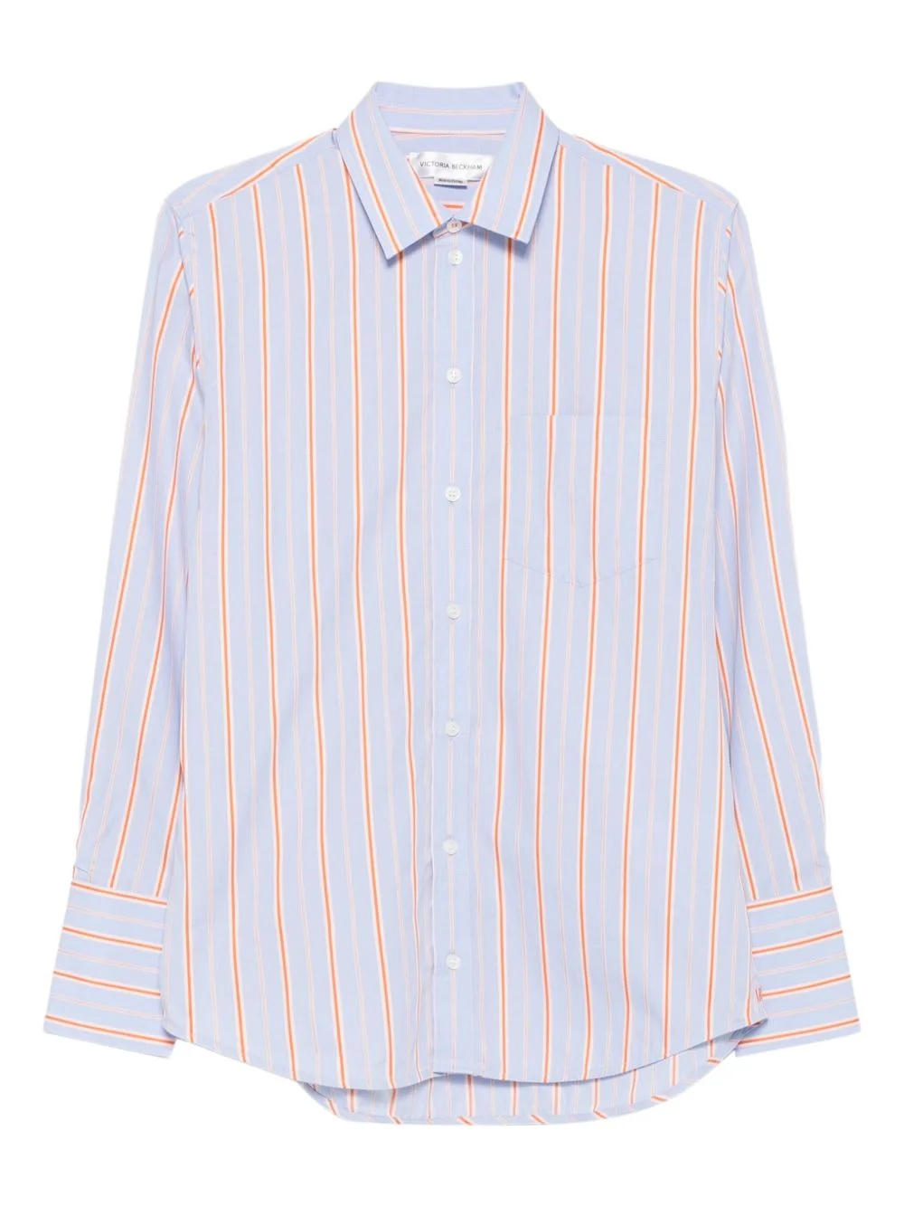 striped cotton long-sleeve shirt - 1