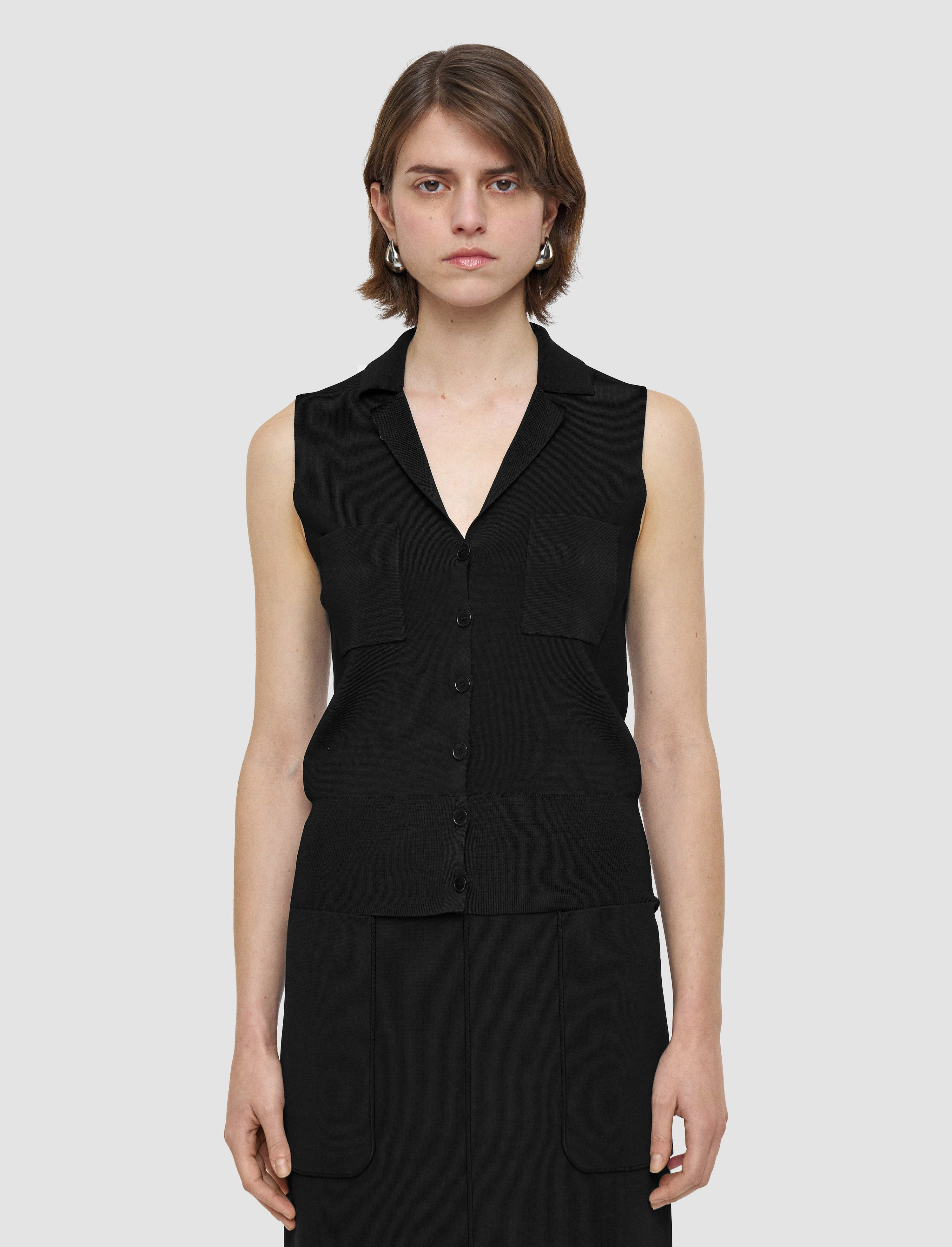 Milano Knit Stretch Vest - 3