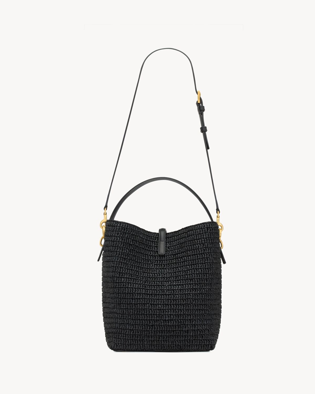 LE 37 IN WOVEN RAFFIA AND VEGETABLE-TANNED LEATHER - 5
