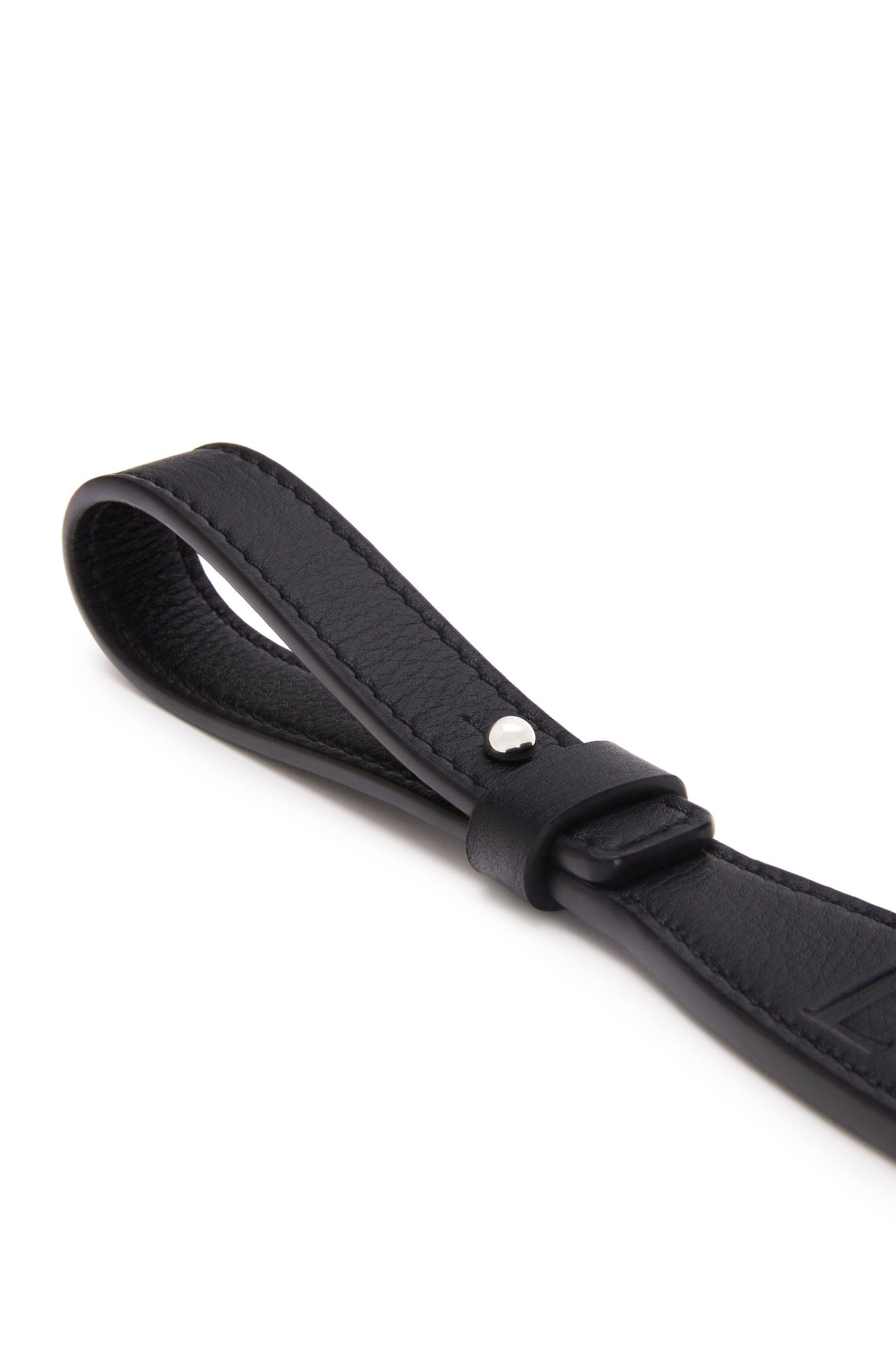 Branded short strap in classic calfskin - 3