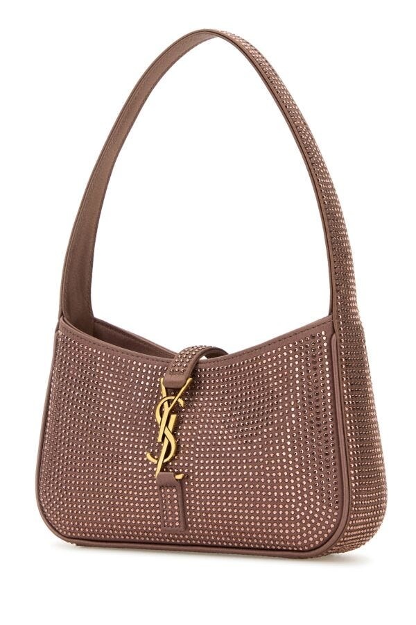トートバッグ SAINT LAURENT Embellished Satin Mini Le 5 ?? 7 Handbag Saint Laurent Mini Le 5 à 7 Bag in Satin and Crystals | Saks
