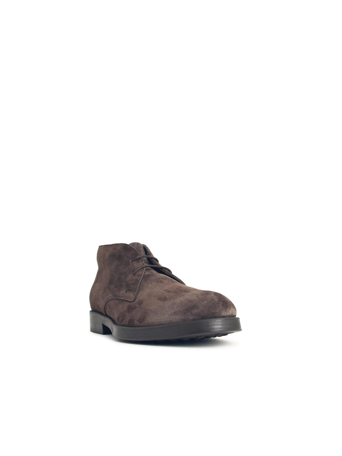 Tod's Brown Suede Ankle Boots Men - 2