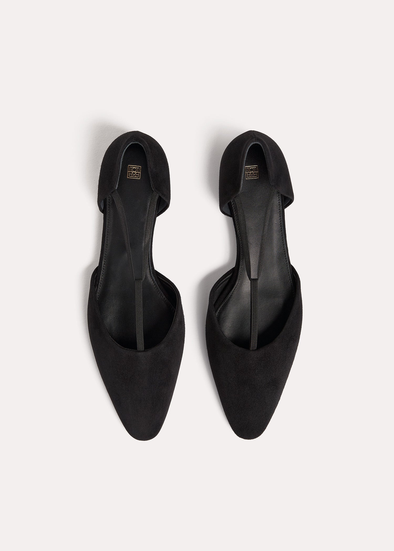 The Suede T-Strap Flat black - 4