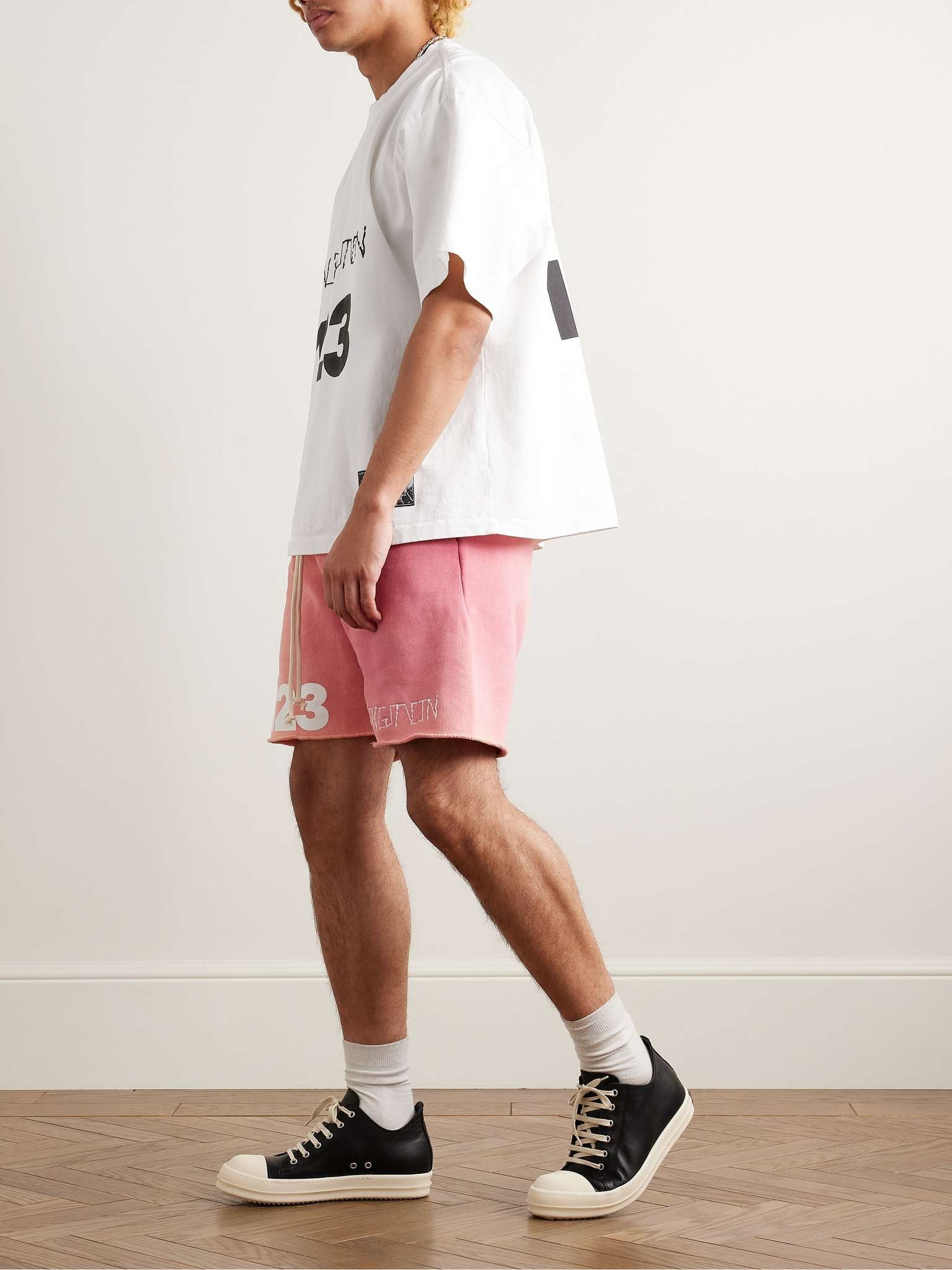 Logo-Print Embroidered Cotton-Jersey T-Shirt - 2