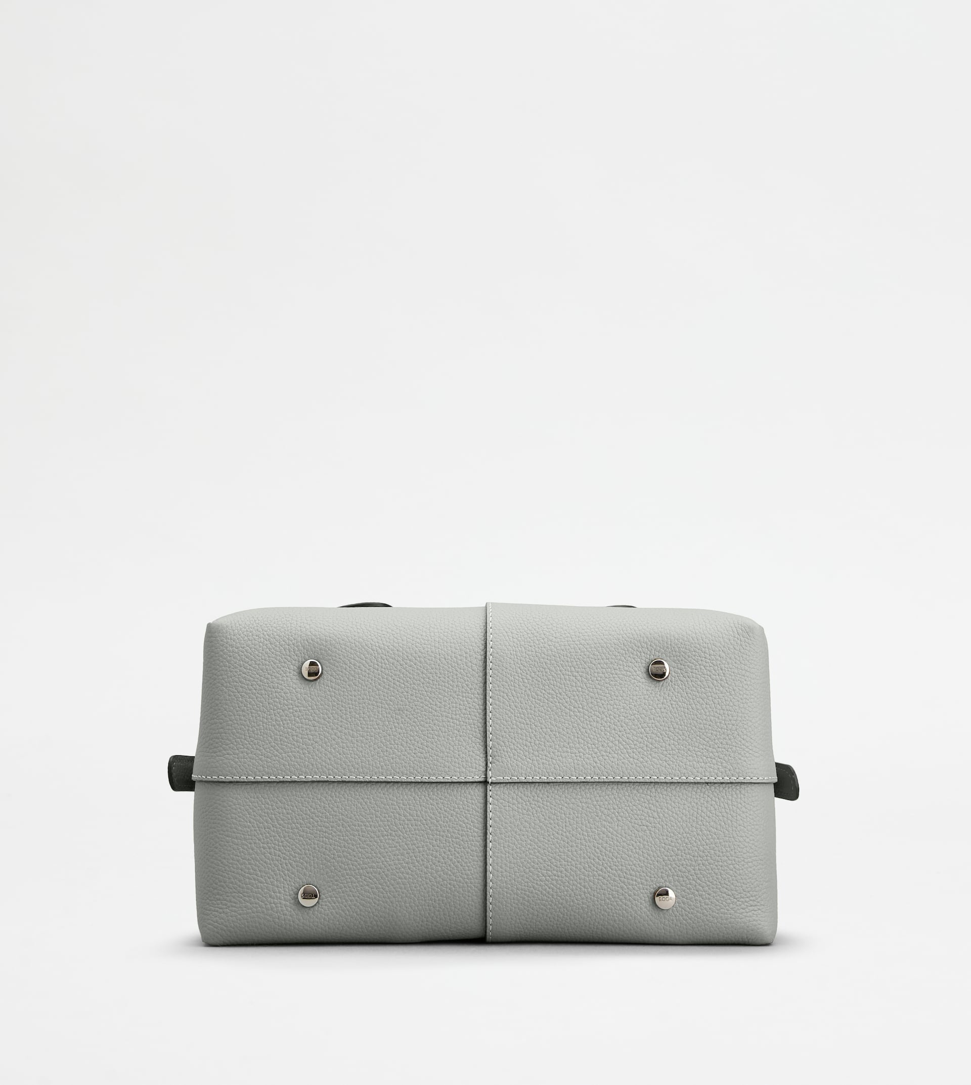 TOD'S DI BAG BAULETTO IN LEATHER MINI - GREY - 4