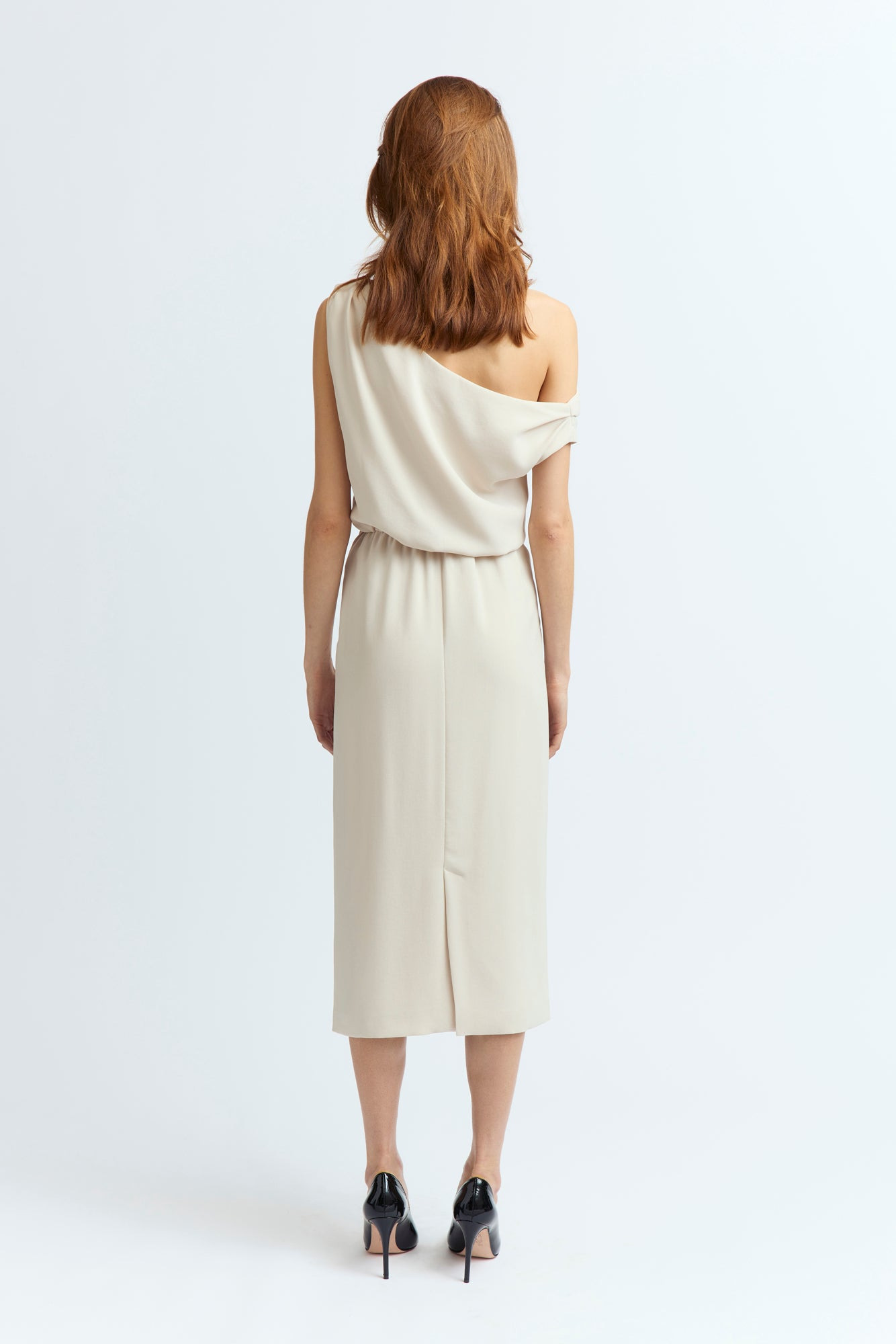 KIRA MIDI DRESS IN CREPE - 5