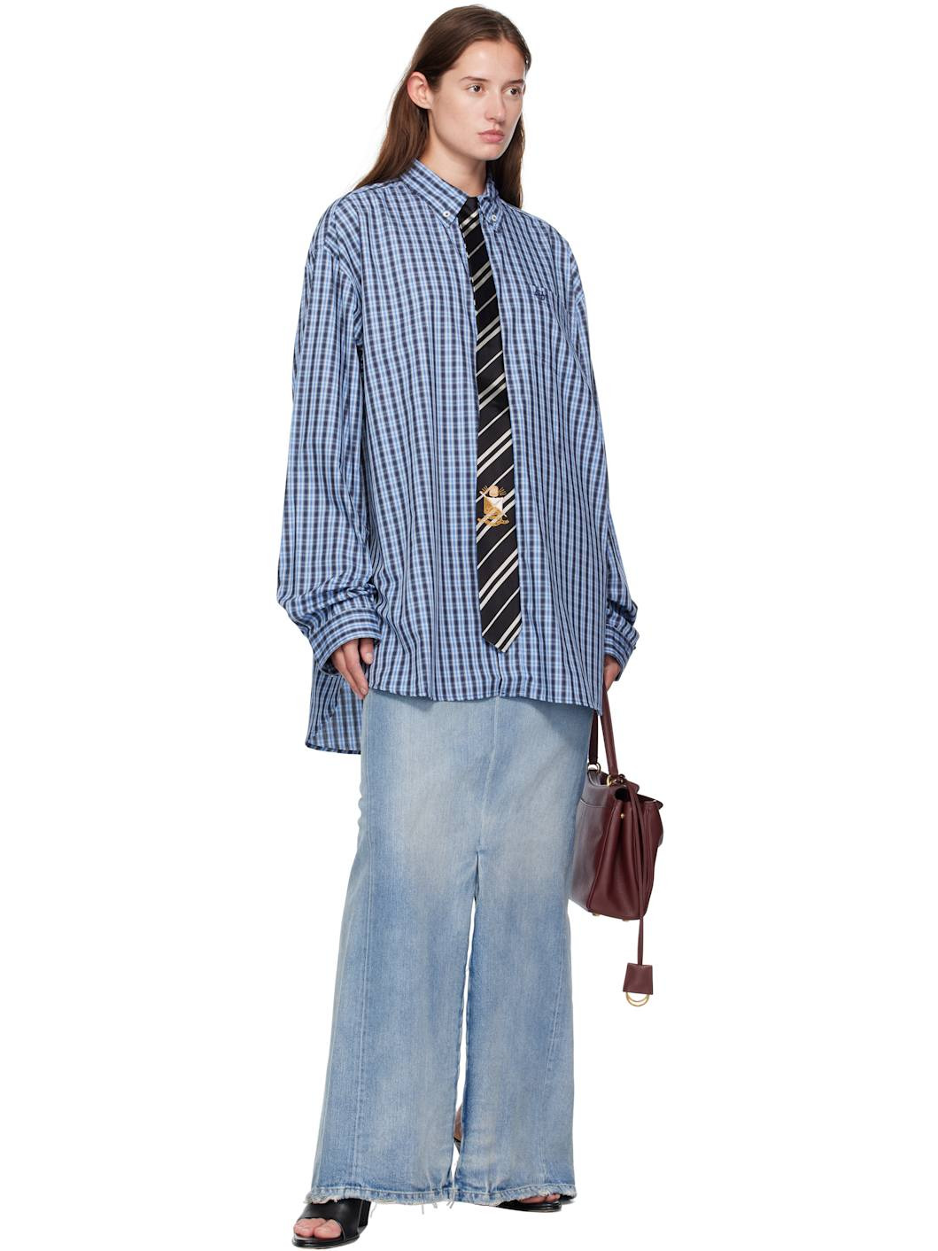 Blue Tie Shirt - 4