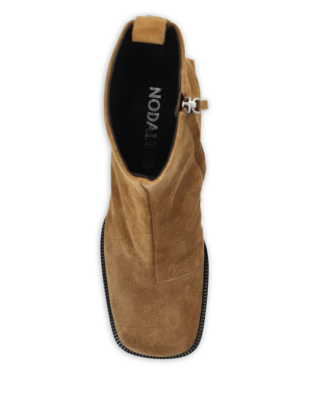 block-heel suede boots - 3