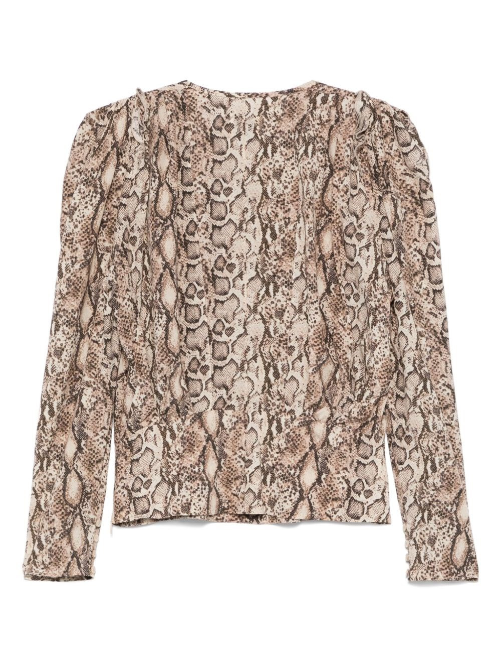Zarga printed silk top - 2