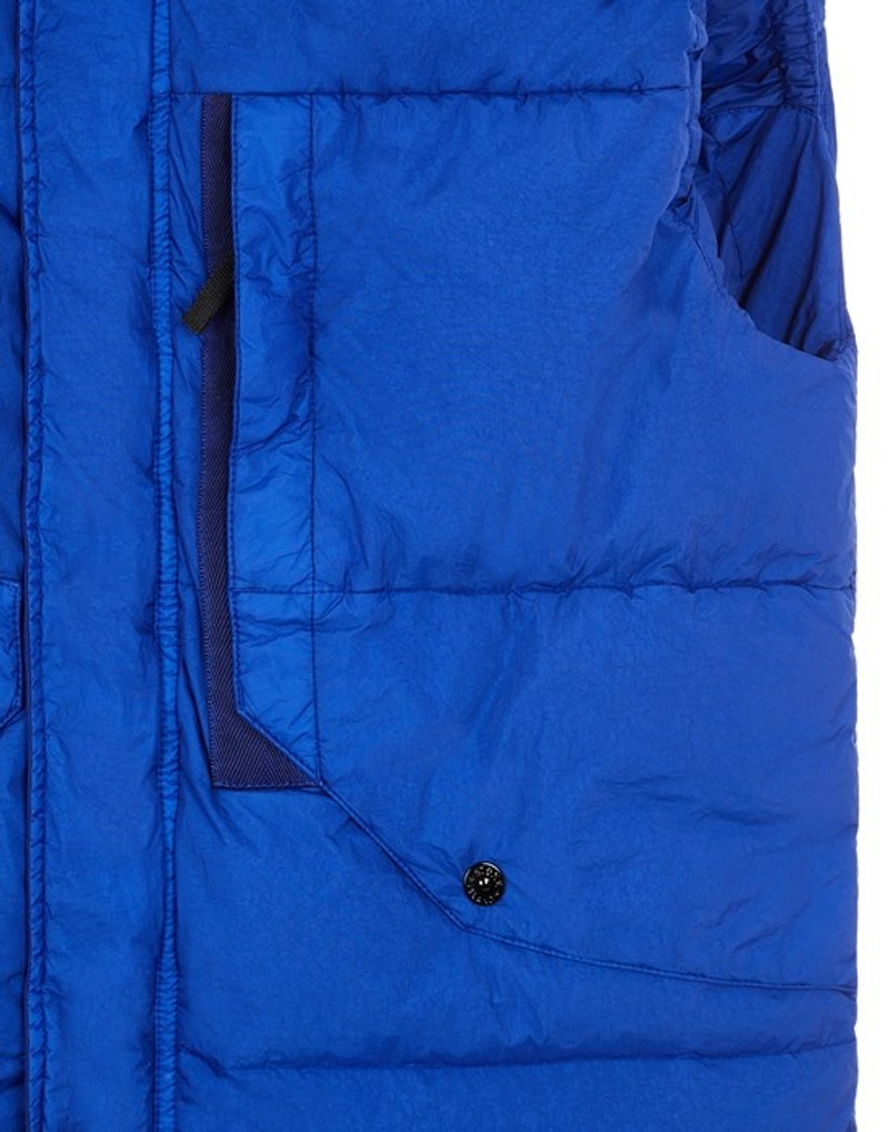 G0423 GARMENT DYED CRINKLE REPS RECYCLED NYLON DOWN ULTRAMARINE BLUE 5