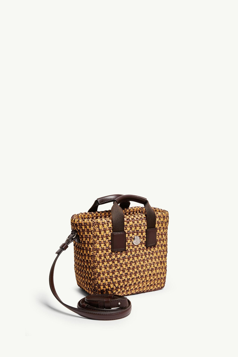 Micro Caradoc Raffia Tote Bag 3