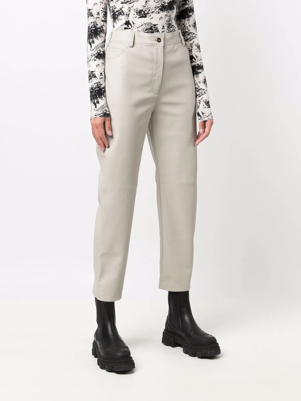 Hailey cropped trousers - 3