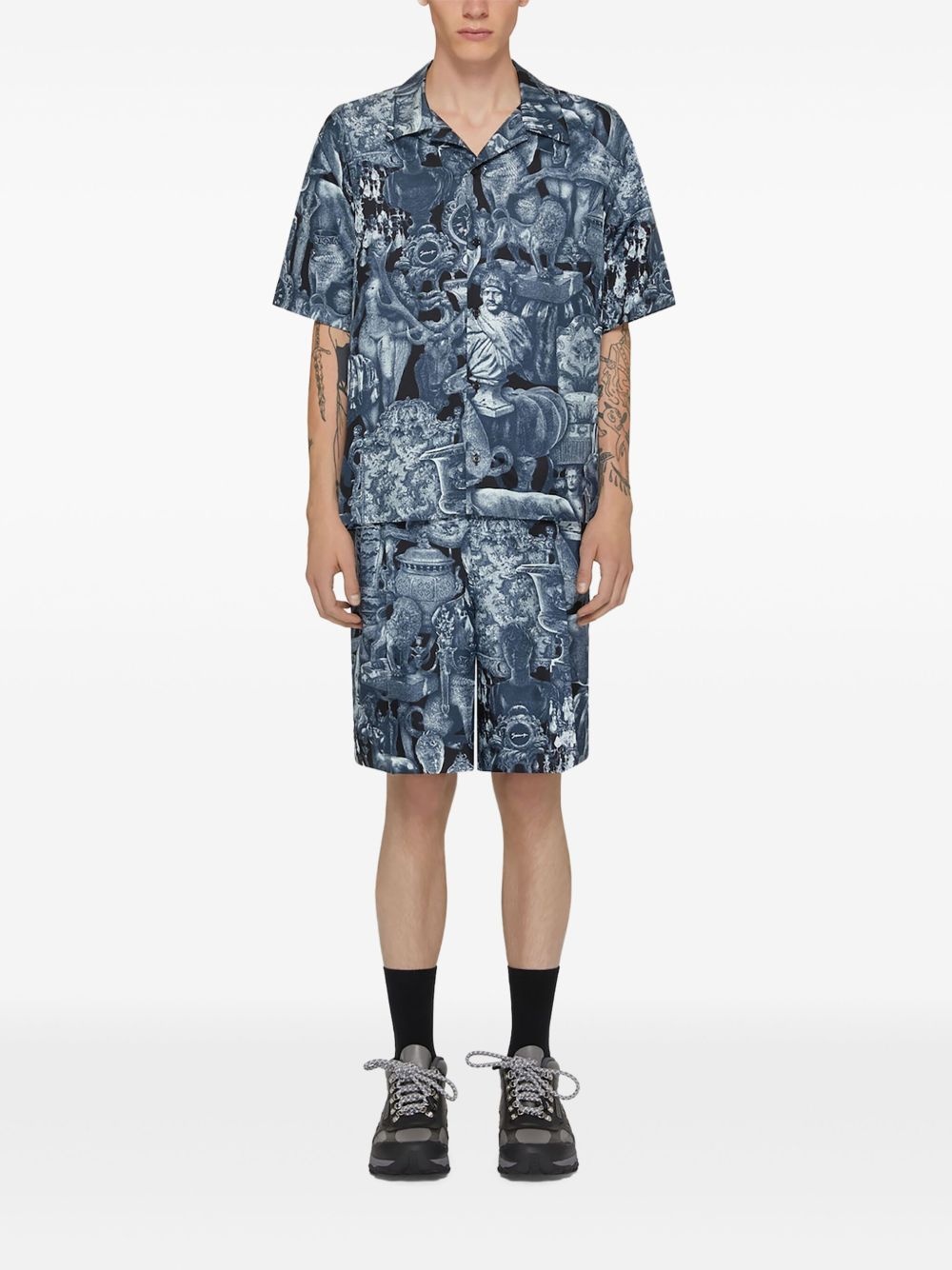 all-over printed bermuda shorts - 2