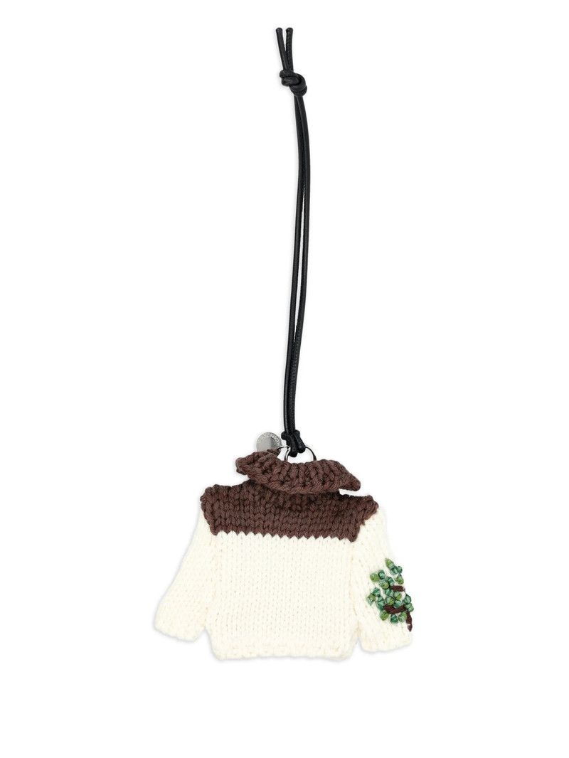 JW Anderson Jw Anderson Knitted House Charm Keyring outlook