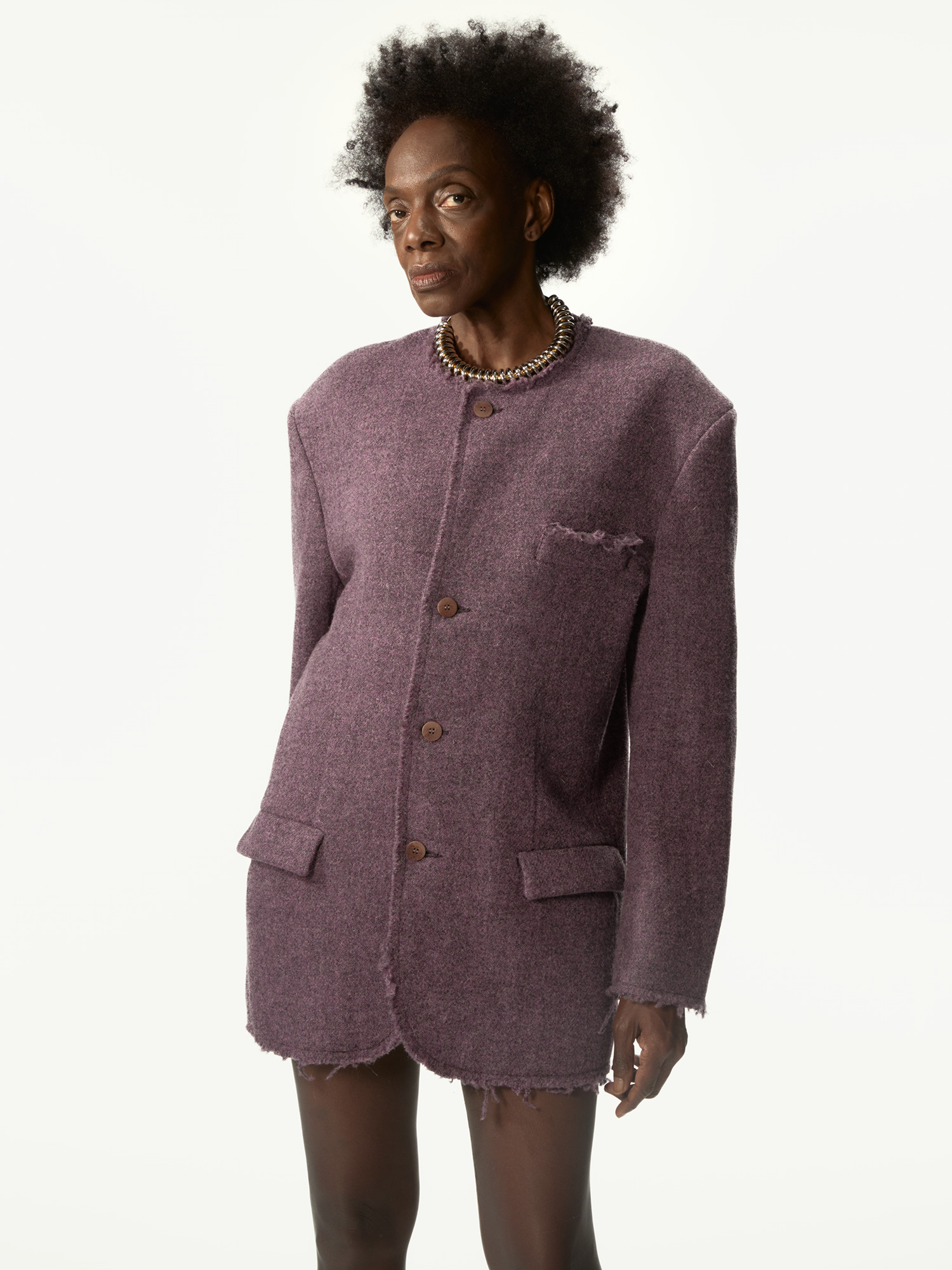Acid Tweed Roundneck Purple Mix - 2