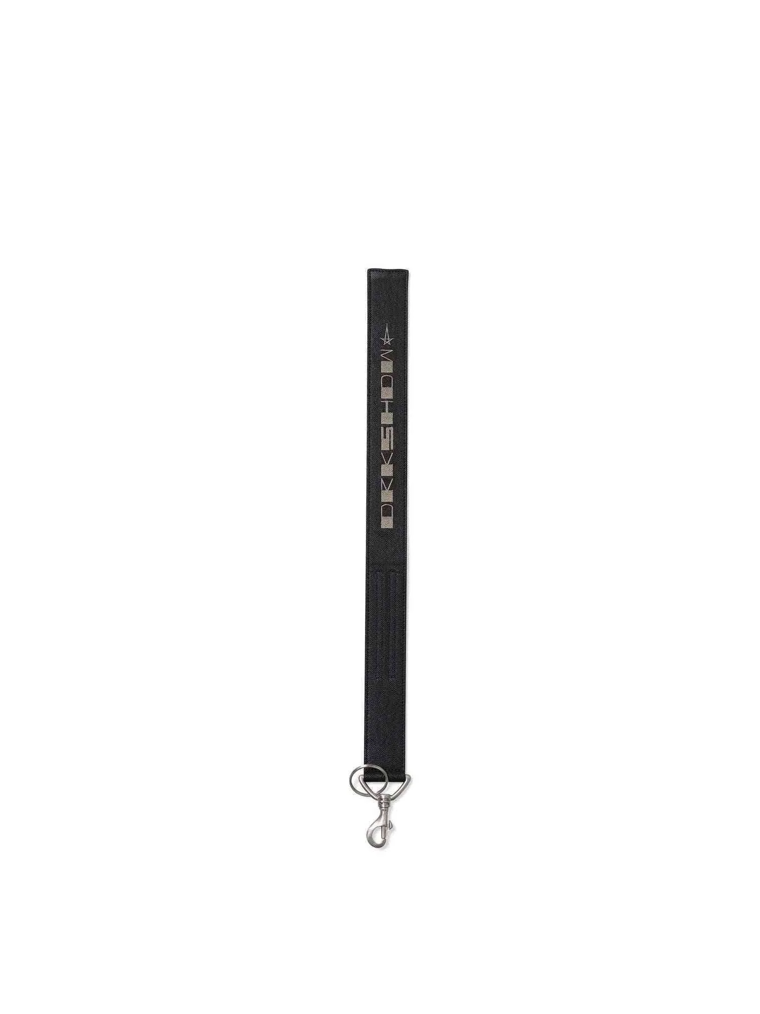 DRKSHDW Denim Keychain in Black Wax/Pearl - 1