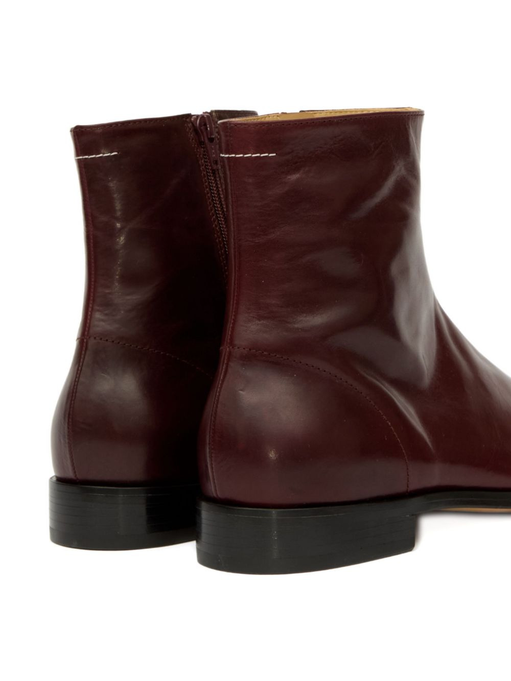 leather ankle boots - 4