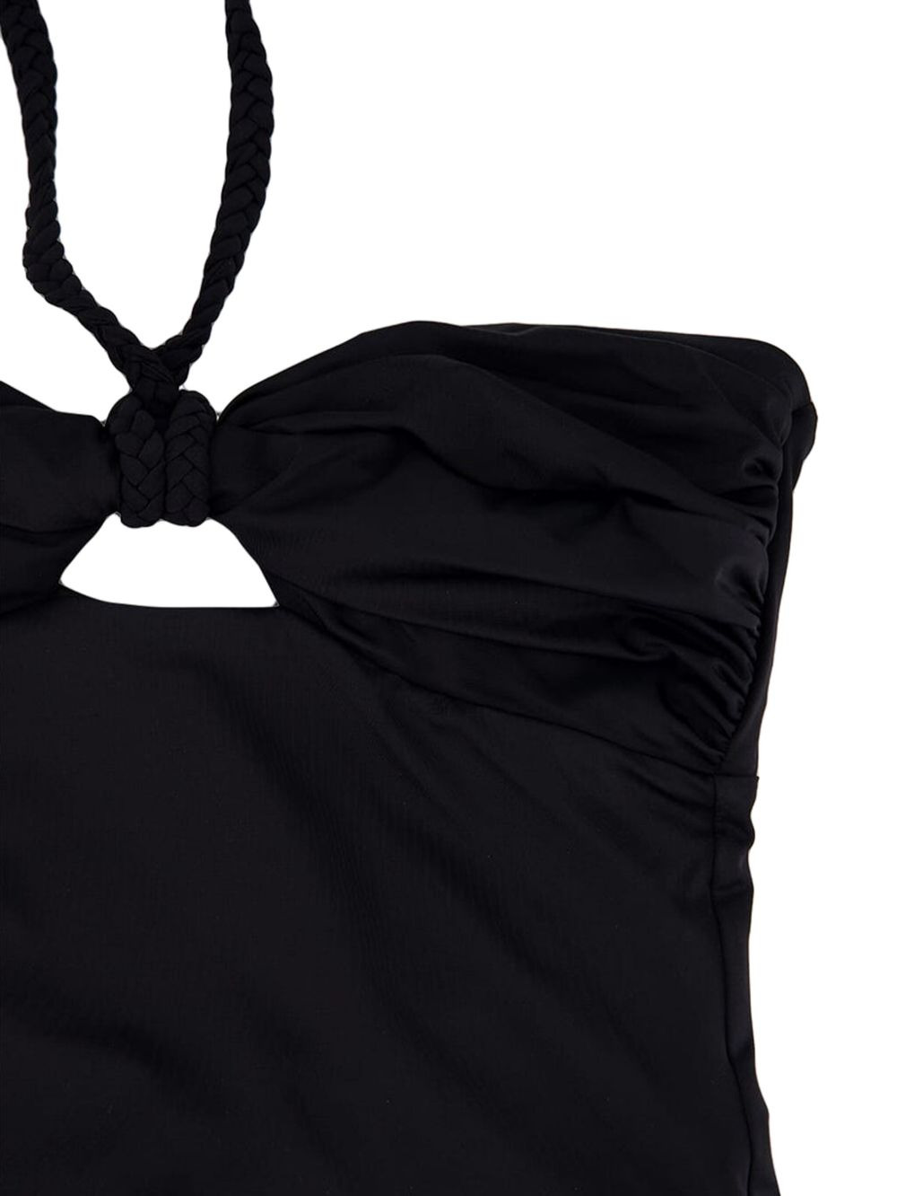 braided-strap halterneck swimsuit - 5