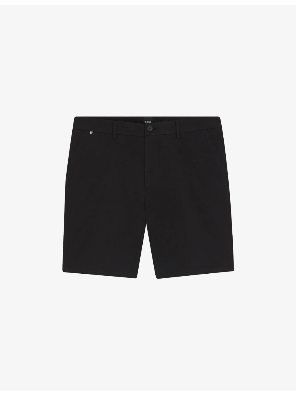 Slim-Leg Modern-Fit Stretch-Cotton Shorts - 1