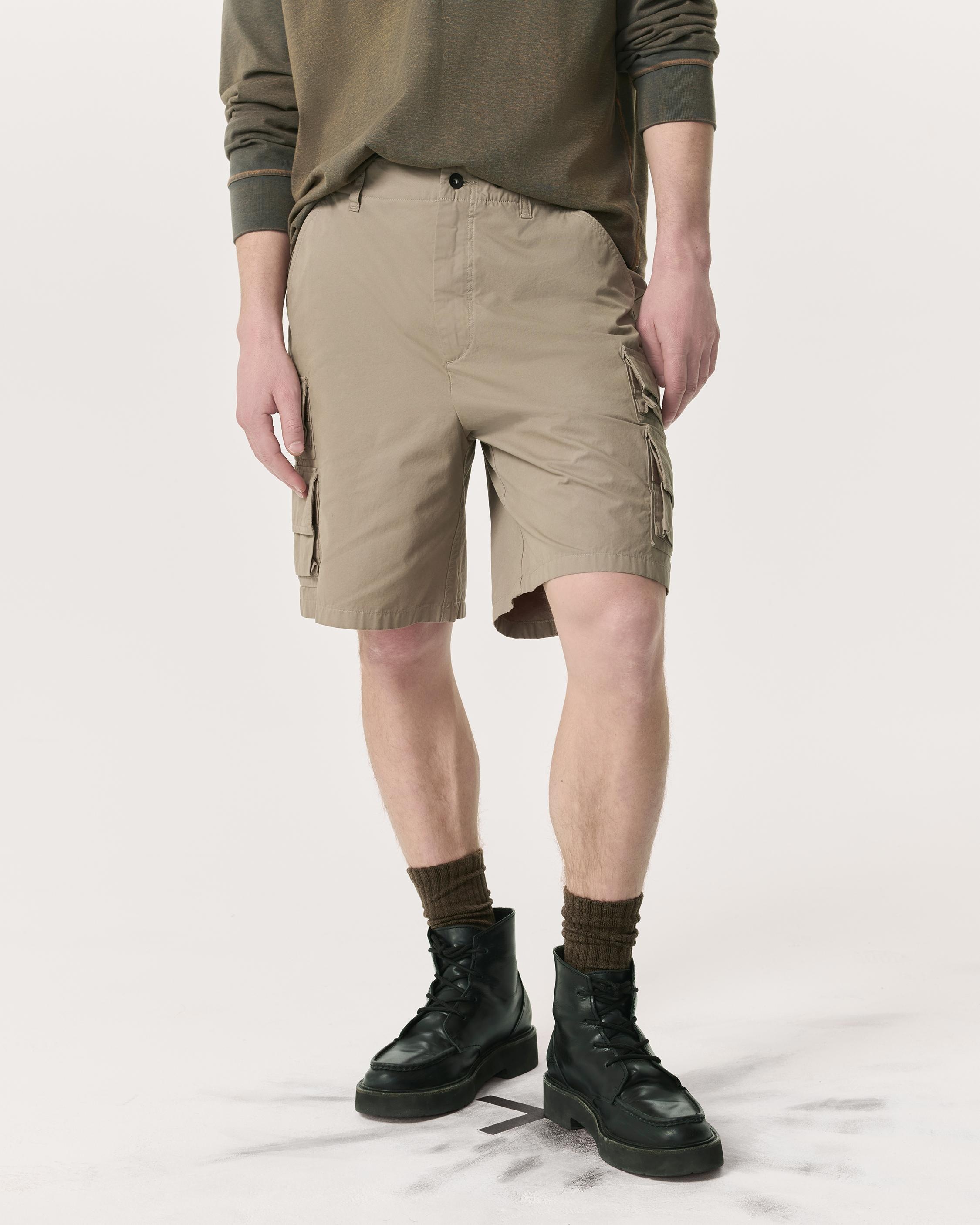 Union 8.5" Relaxed Straight Cotton Cargo Shorts - 3