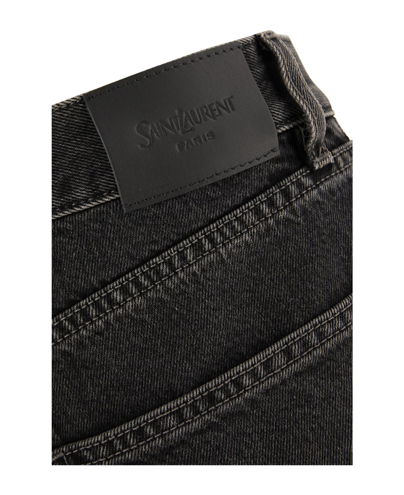 Black Denim Jeans - 3