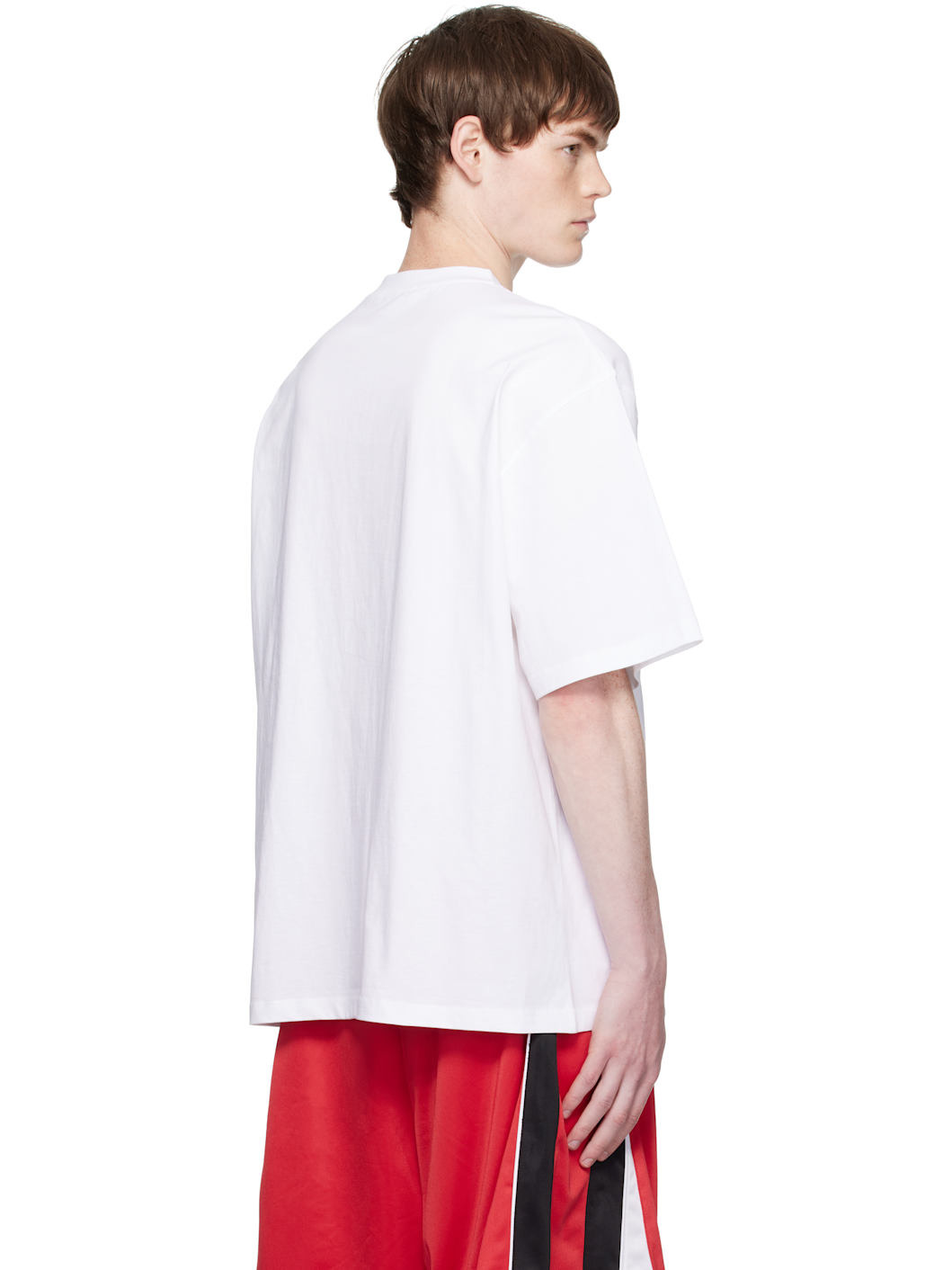 White Pearly 'WE11DONE' Logo T-shirt - 3