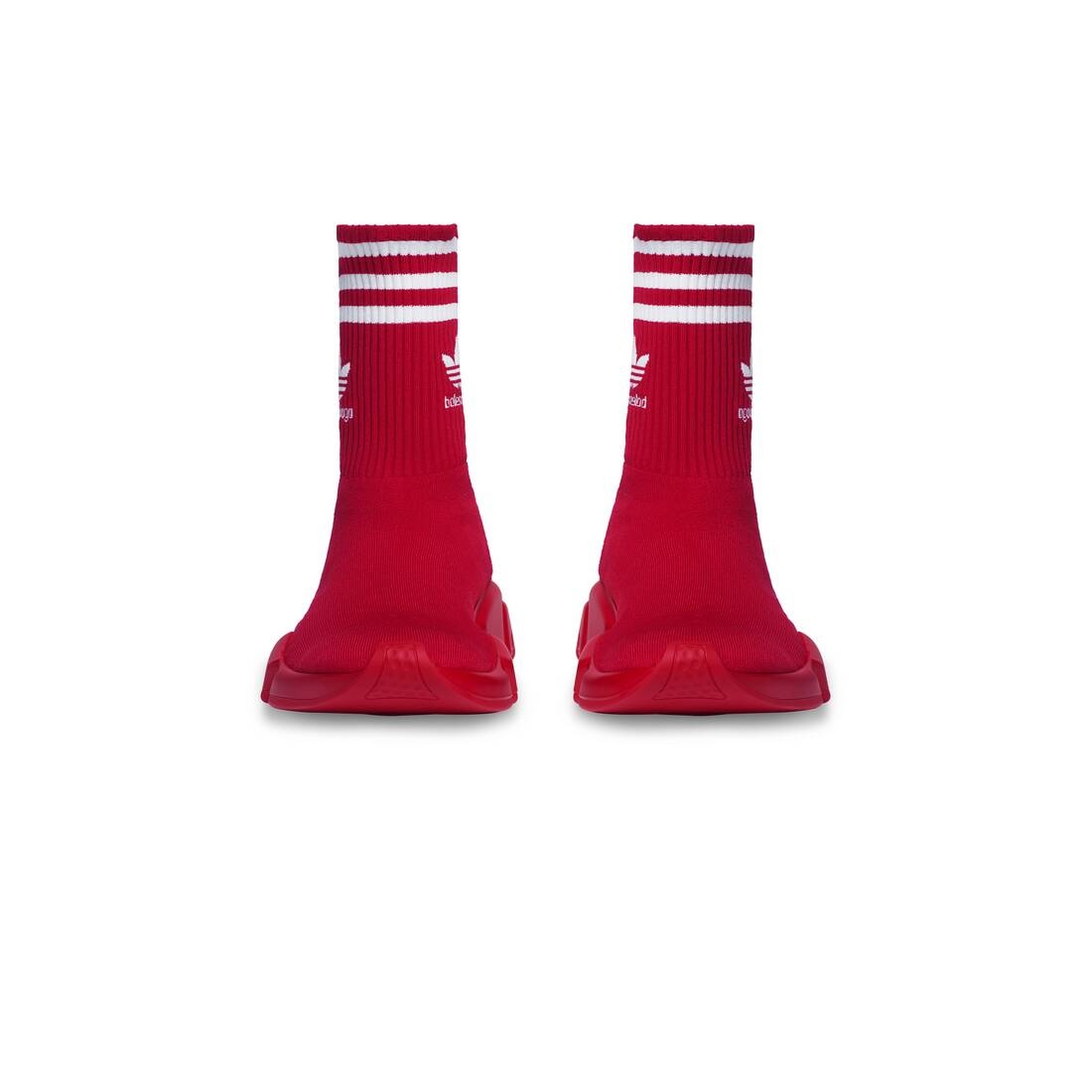 コラボ★関税込【BALENCIAGA】× adidas Speed スニーカーRed Balenciaga x Adidas Speed high-top Sneakers | Red | FARFETCH