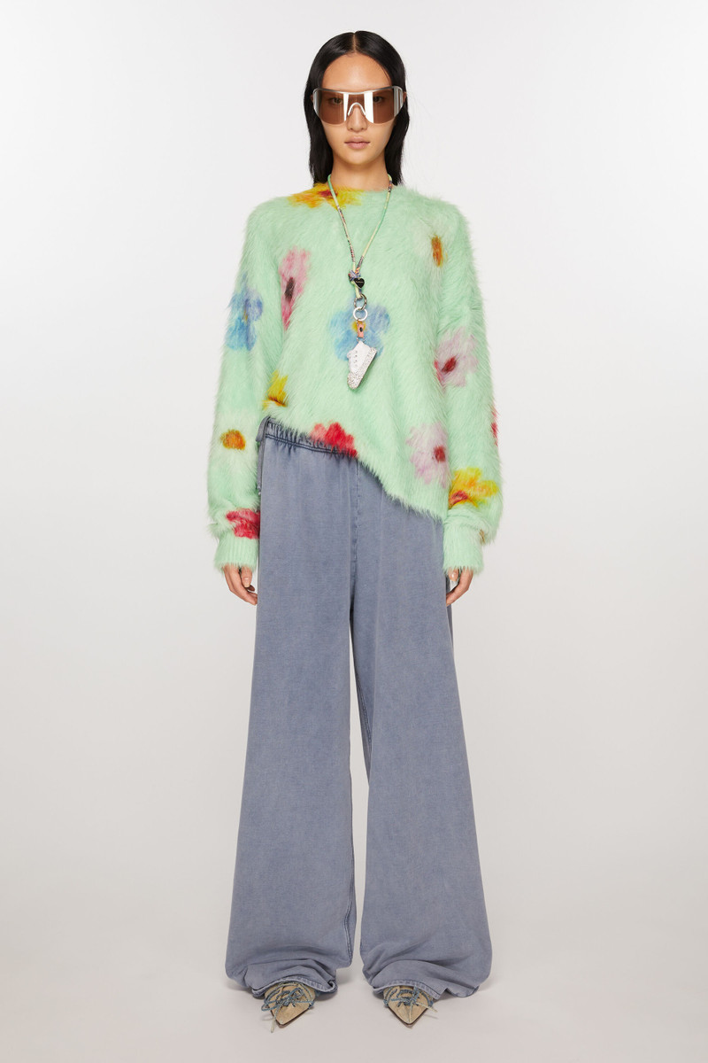 Acne Studios Sneakers charm keyring - White outlook