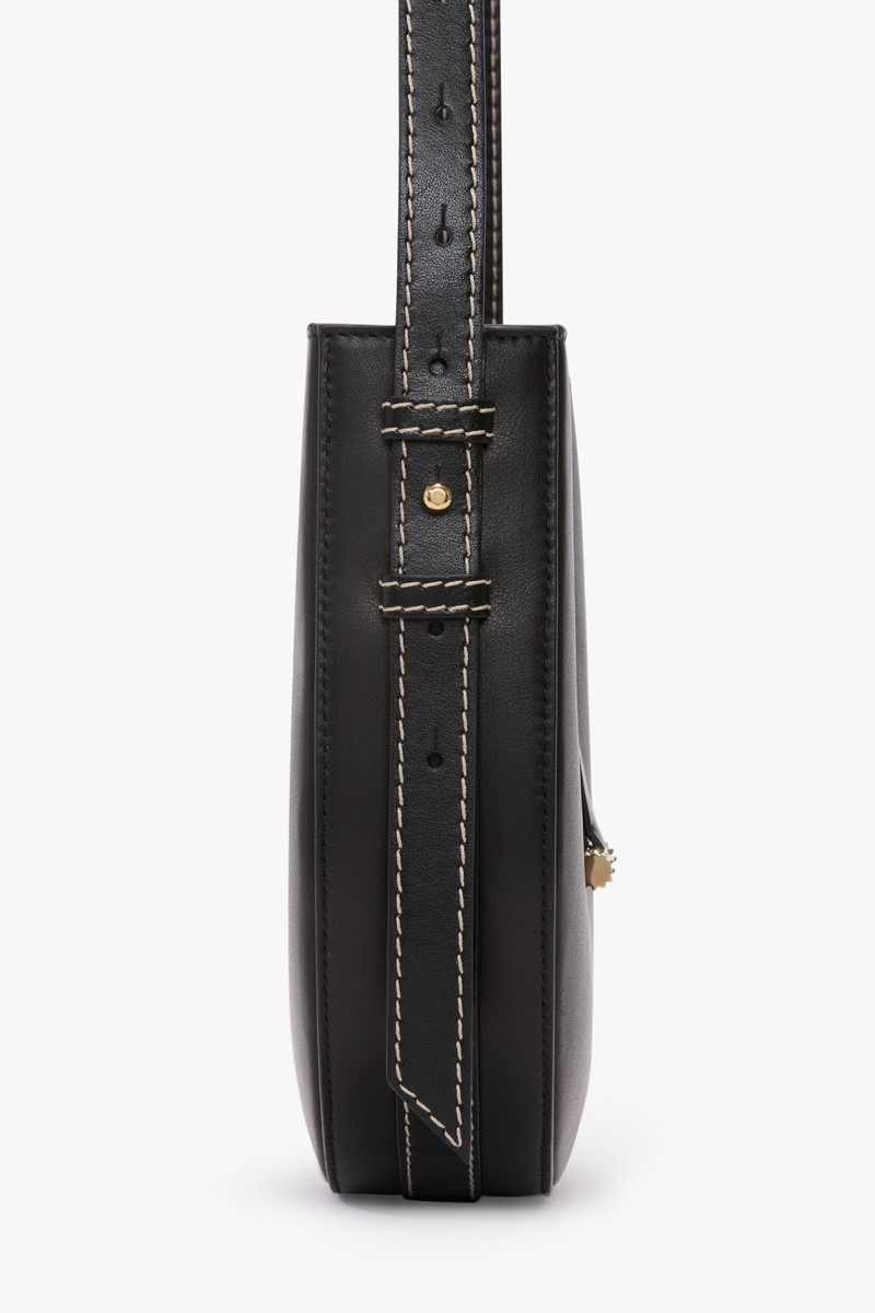 Victoria Beckham Dia Crossbody Bag In Black Smooth Leather outlook