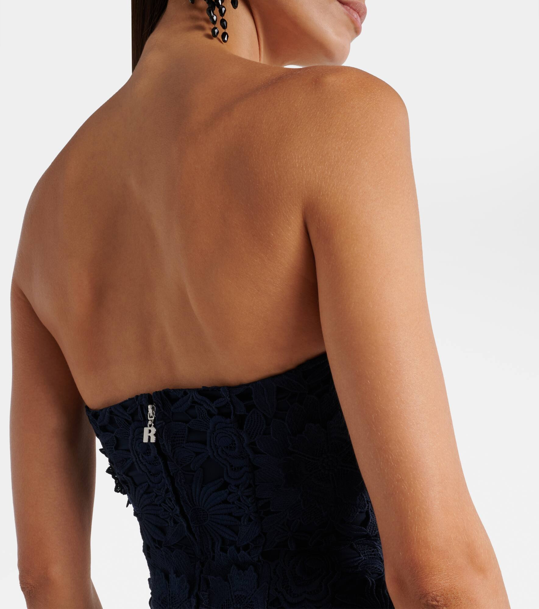Lace midi dress - 5