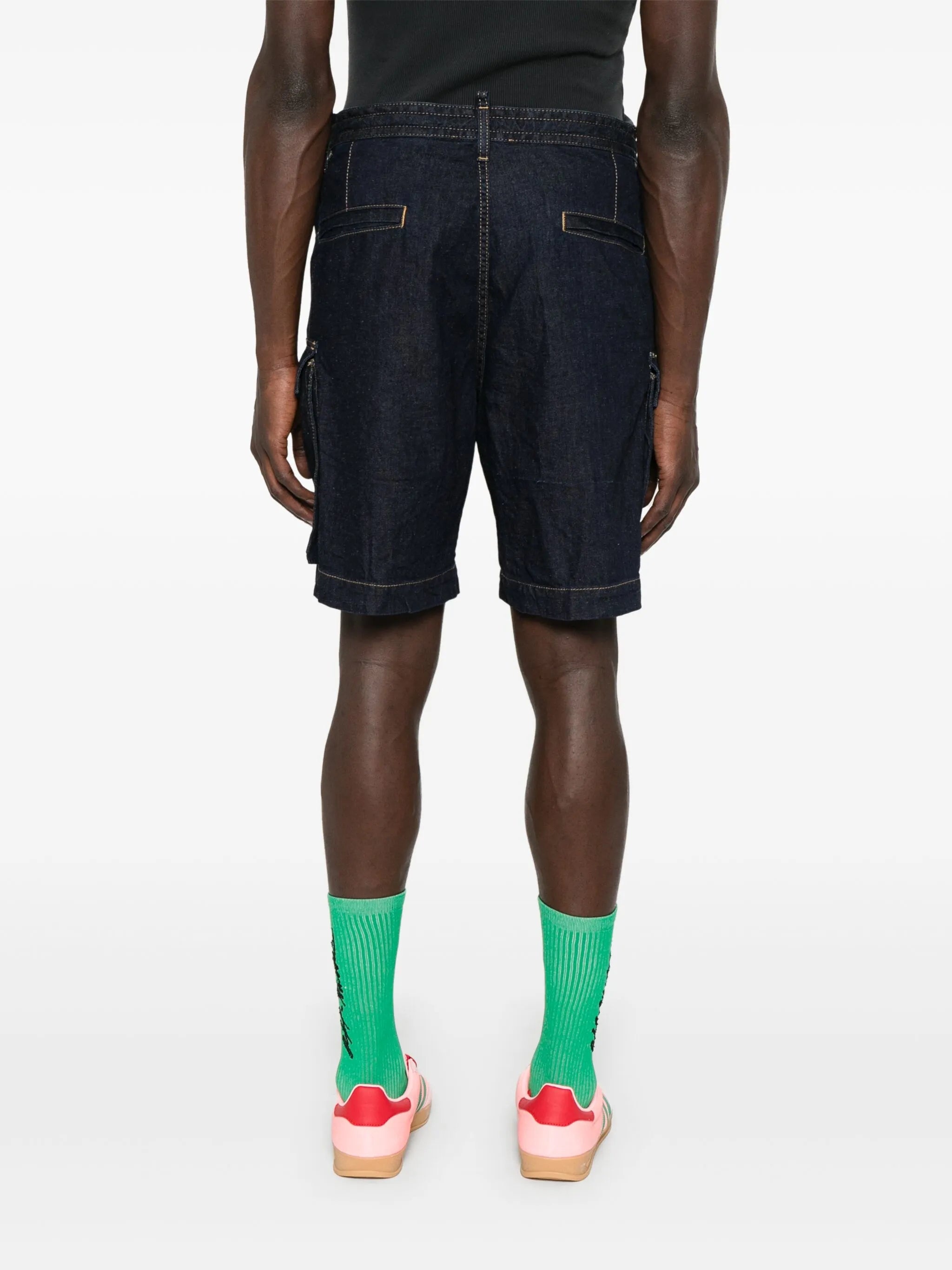 Denim Cargo Shorts - 5