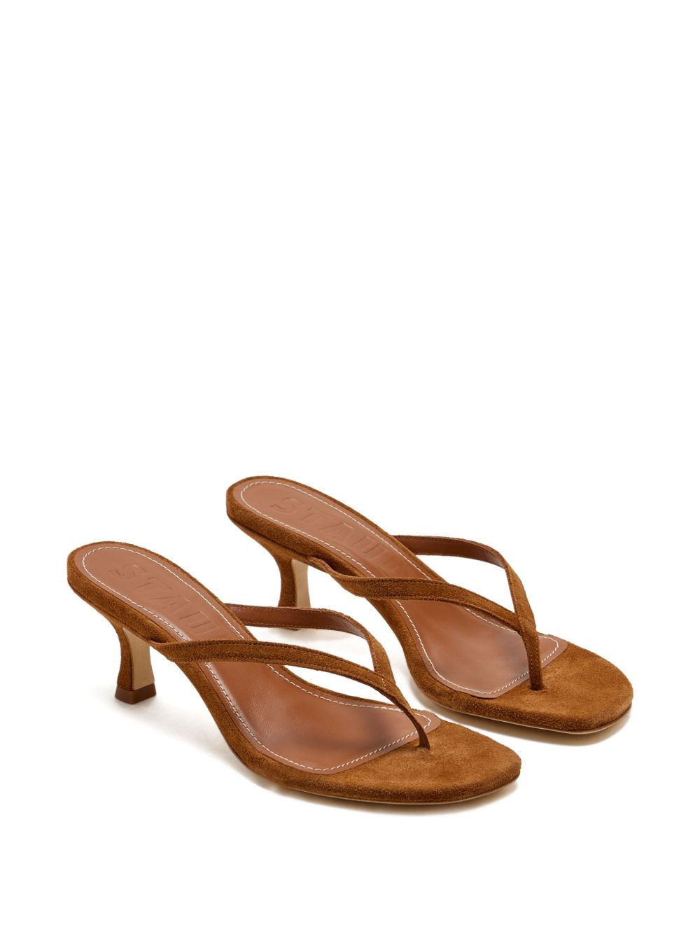 60mm suede thong sandals - 2