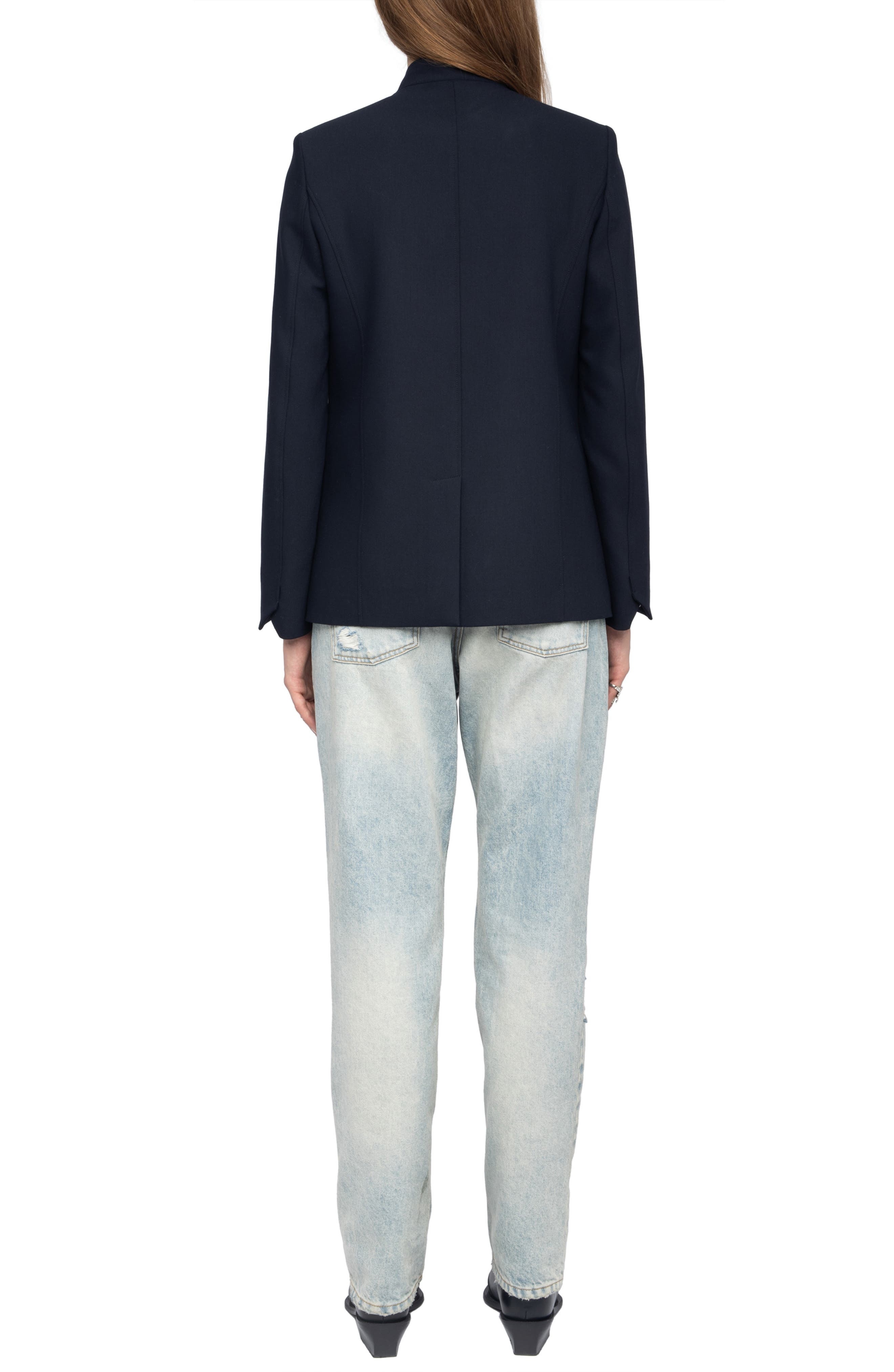 Zadig & Voltaire Verysa Jacket in Encre at Nordstrom - 7