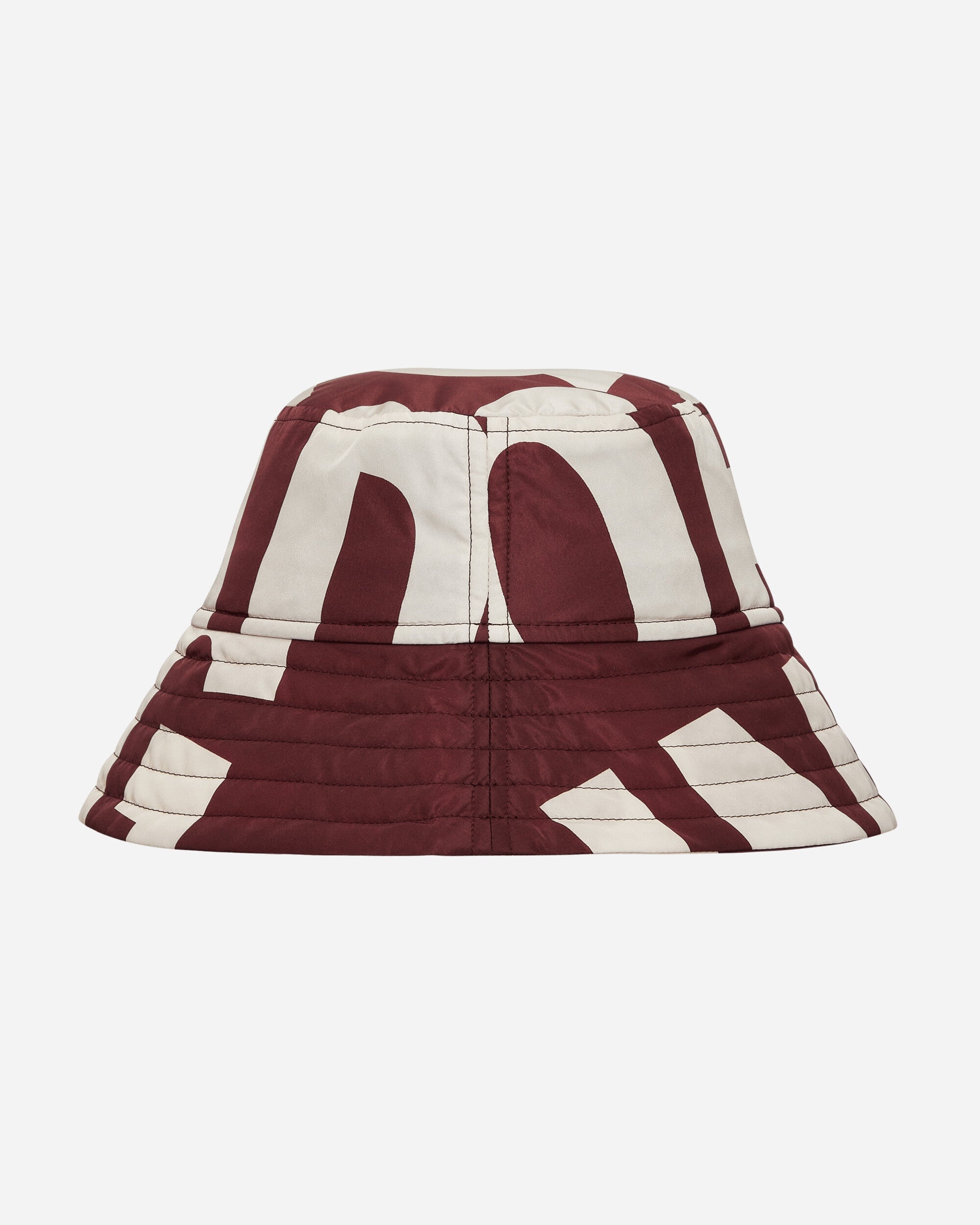 Water-Repellent Printed Bucket Hat Red - 3