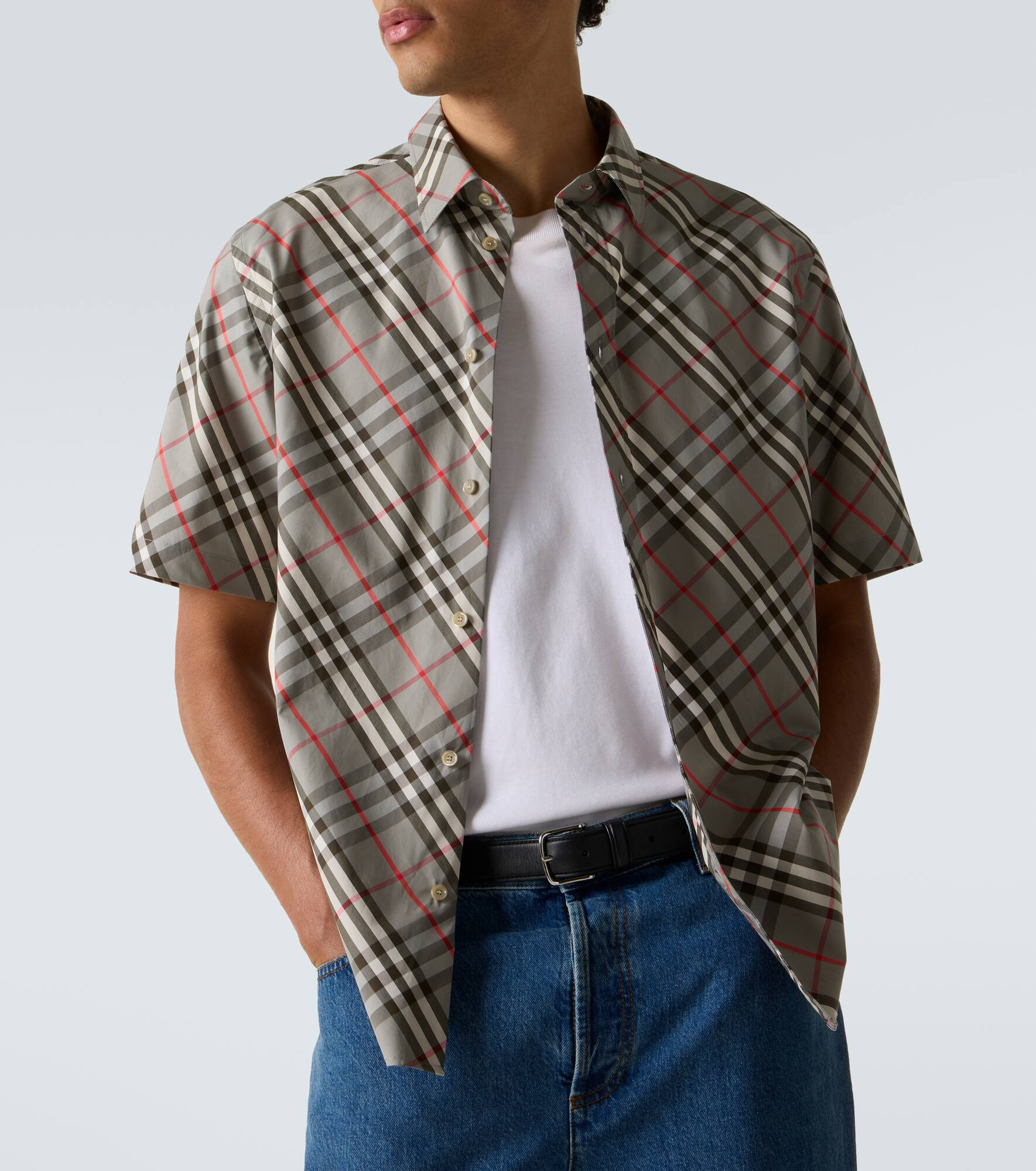 Burberry Check cotton poplin shirt - 5