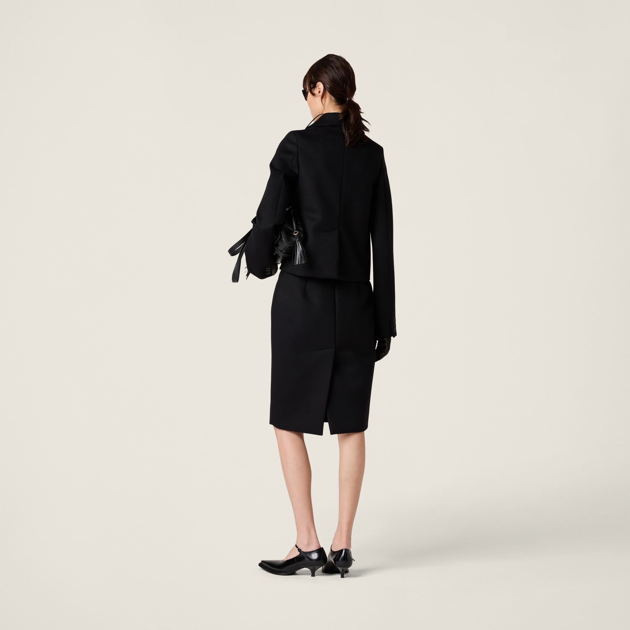 Single-breasted velour jacket - 3