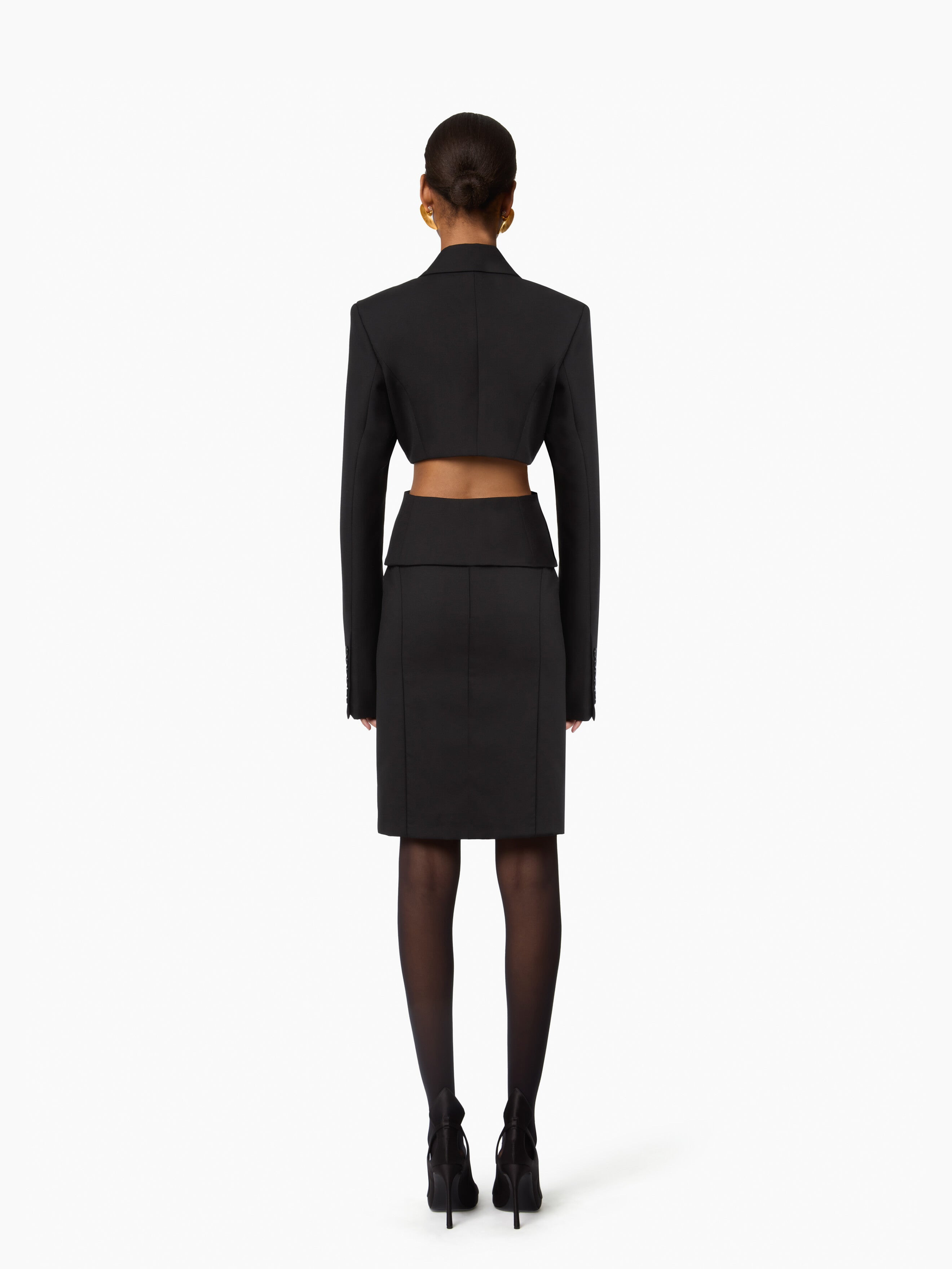 Mini Wool Skirt - 4