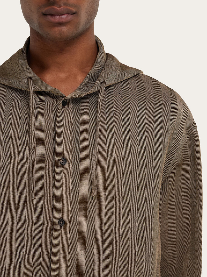 Hooded lightweight blouson 4