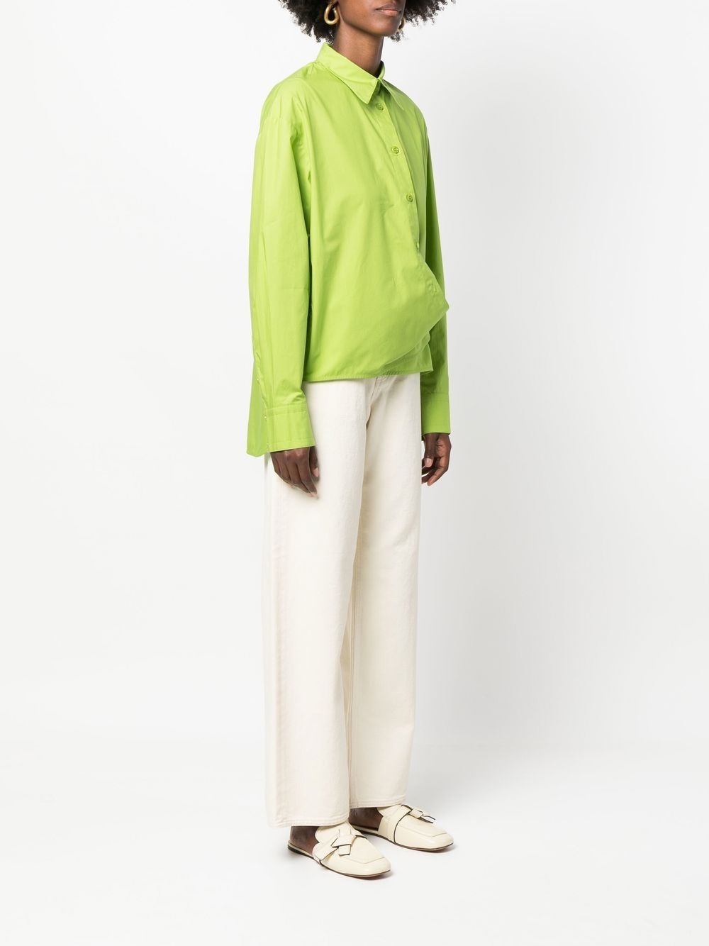 wrap-around asymmetric shirt - 3