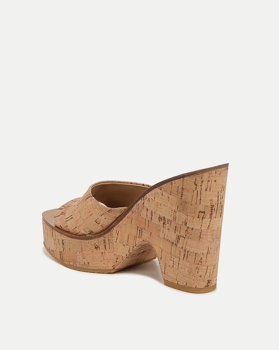 PAULITA CORK WEDGE SANDAL - 4