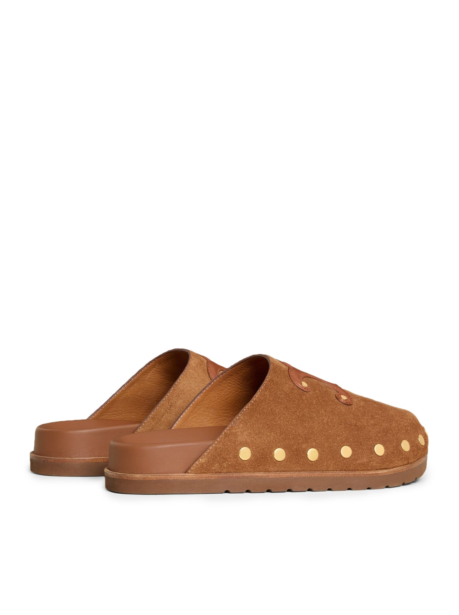 サンダル・ミュール Celine Celine Pitea Clog In Suede Calfskin CELINE CELINE PITEA CLOG IN SUEDE CALFSKIN | suitnegozi