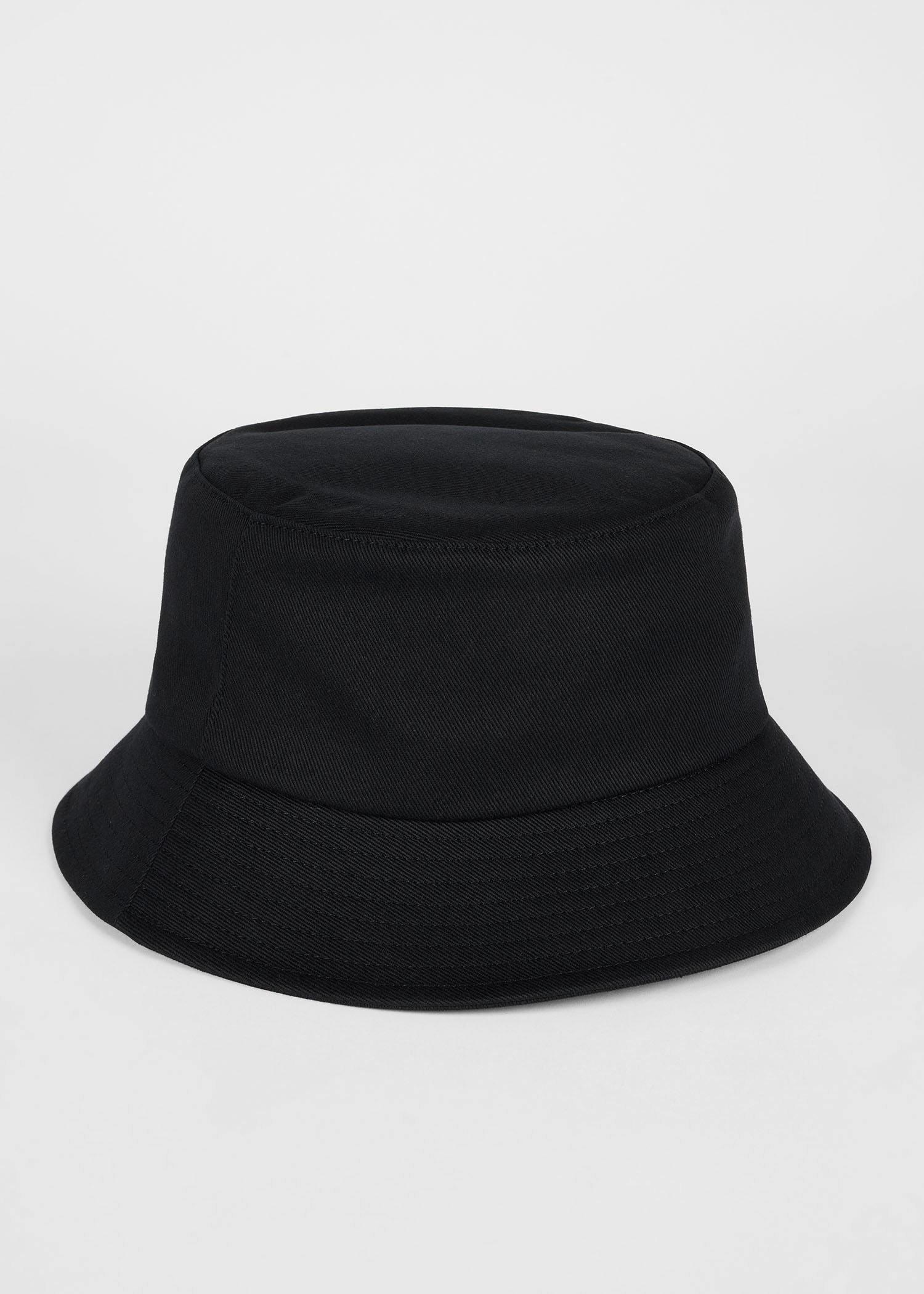 Black 'Signature Stripe' Bucket Hat - 2