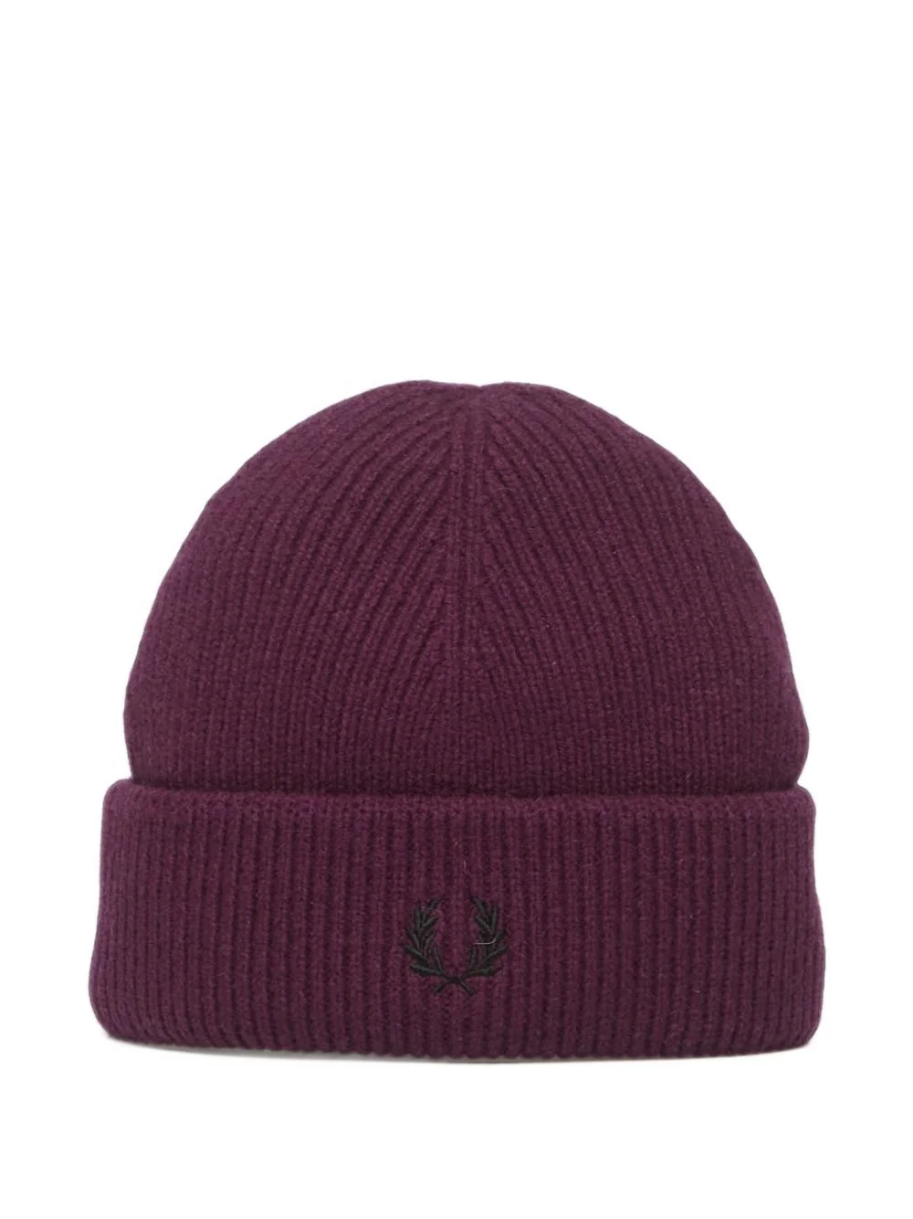 ribbed-knit wool beanie hat - 1