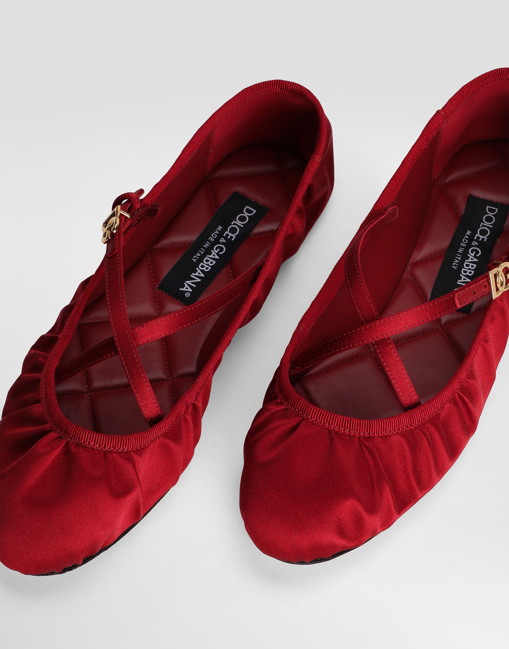 Satin ballet flats - 5