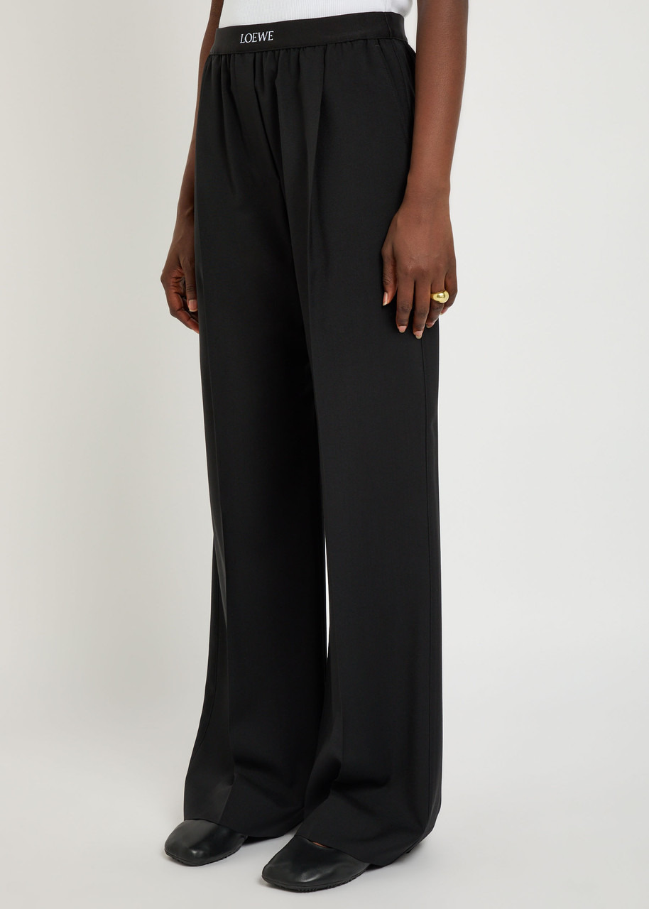 Loewe Logo Wool Trousers - 2