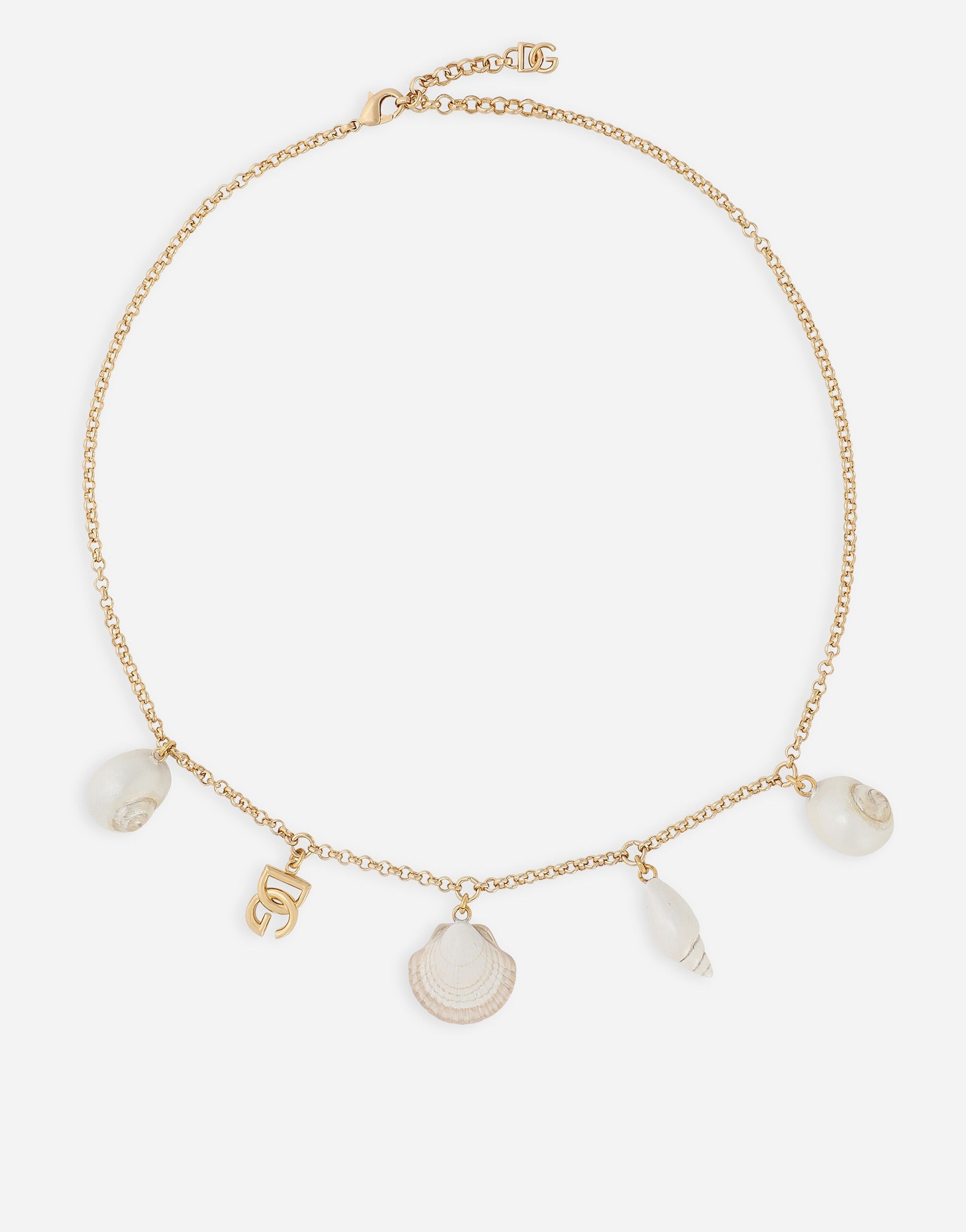 Necklace with DG logo and shells - 1