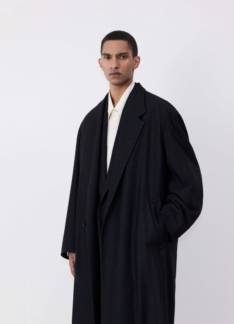 Lemaire MAXI DOUBLE BREASTED COAT | REVERSIBLE